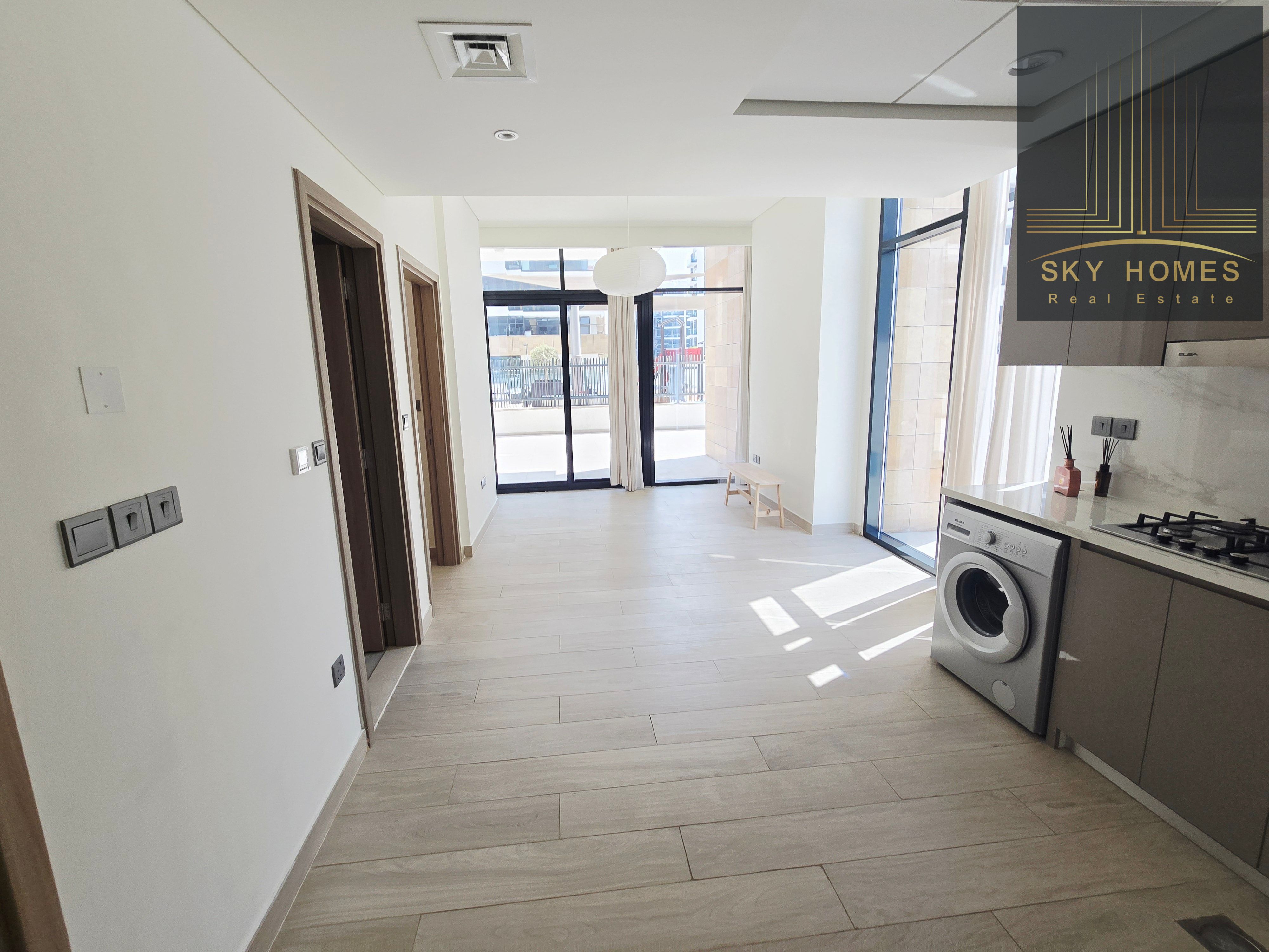 BRAND NEW CHILLER FREE 1BHK APARTMENT WITH KITCHEN APPLIANCES WITH BIG TERRACE RENT 83k