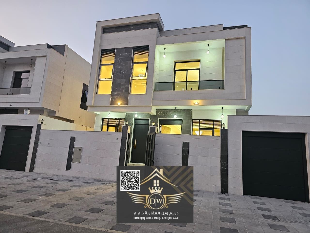 Modern Villa for sale in Al Bahia Ajman | Fully finished | 5 master bedrooms | Freehold for all nationalities