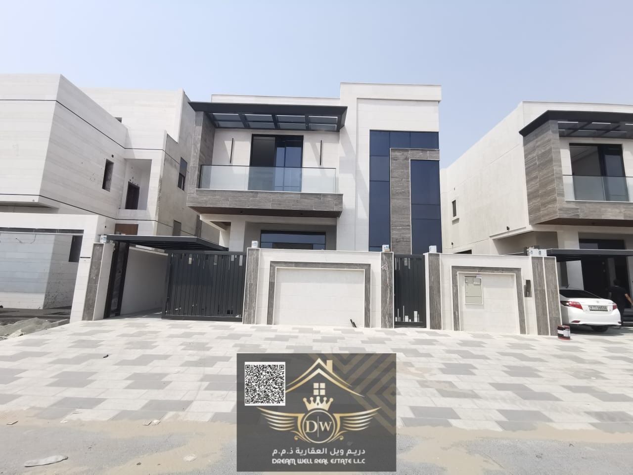 Luxury Villa for Sale in al Bahia Ajman | 5 master bedrooms | Majlis + 2 Halls | Modern kitchen | Free hold for all nationalities