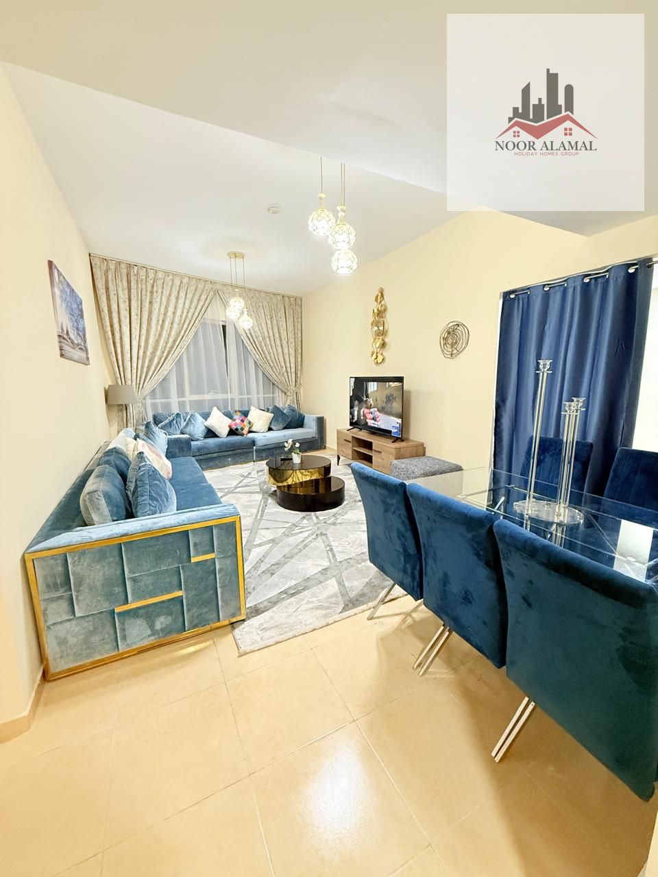 Sharjah - alkhan - Three bedroom apartment with a living room, kitchen, and 3 bathrooms