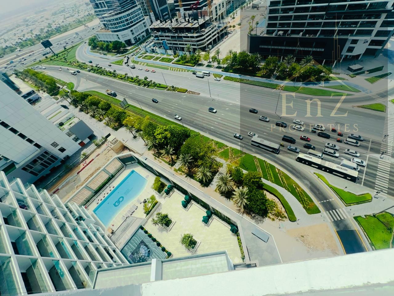 SPACIOUS FULLY FURNISHED 1 Bedroom With 2 Bath | Ready to Move | HIgh Floor