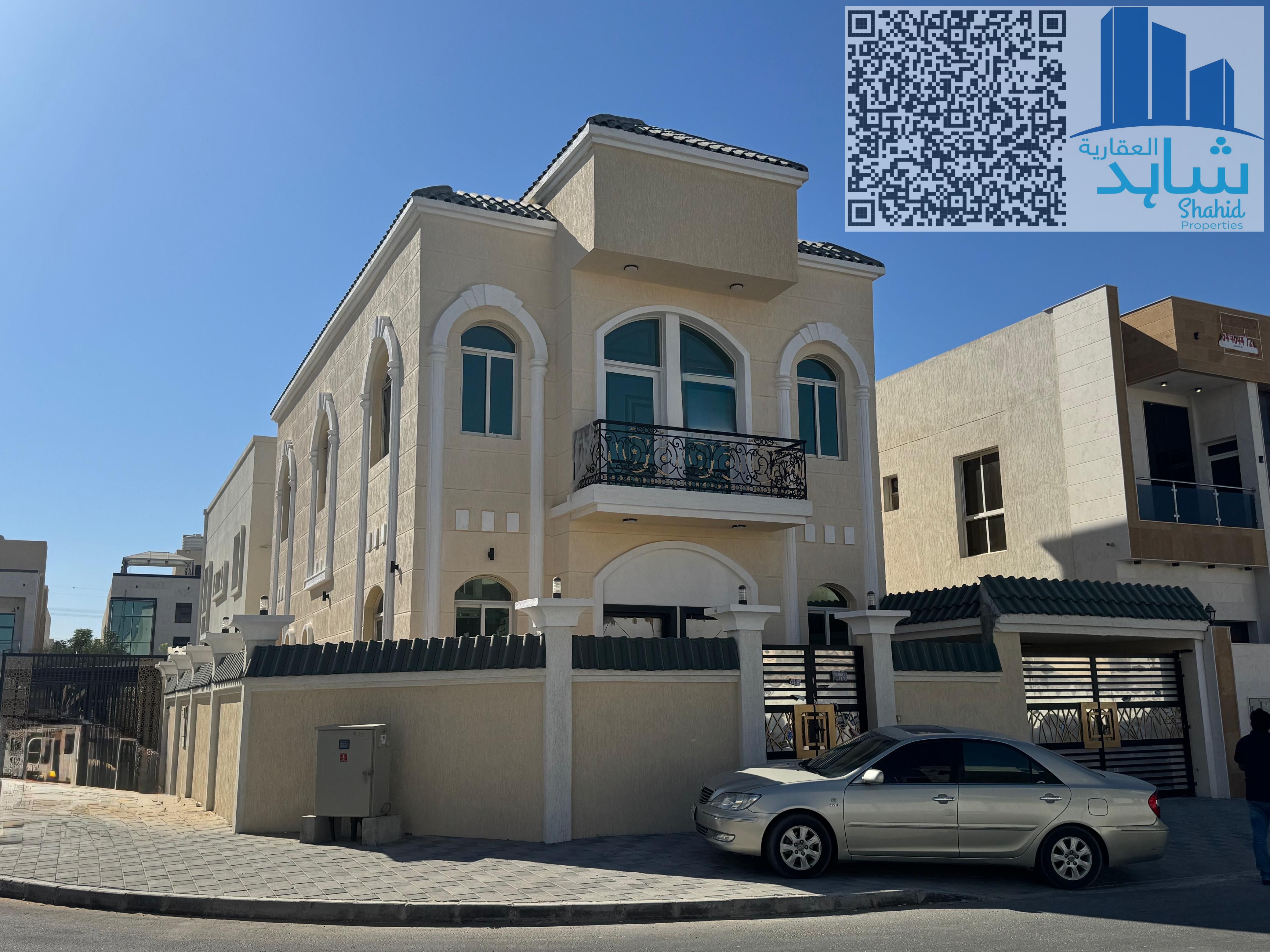 Brand New Corner Villa for Rent | Al Yasmeen | 5 Bedrooms | Majlis & Hall | Maid’s Room | AED 125K