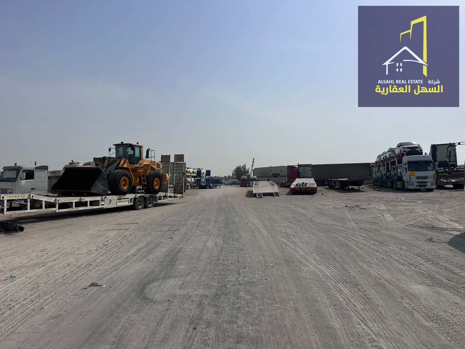 For sale, industrial land in Industrial Area 12, in an excellent location for investors only, the second plot from the main street