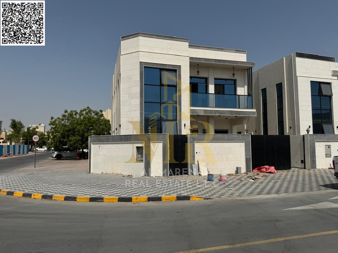 Luxury Villa for Sale in Al Mowaihat 2 – Ajman | Corner Location on Sheikh Ammar Street | Two Floors | 5 Master Bedrooms | Spacious Majlis & Living
