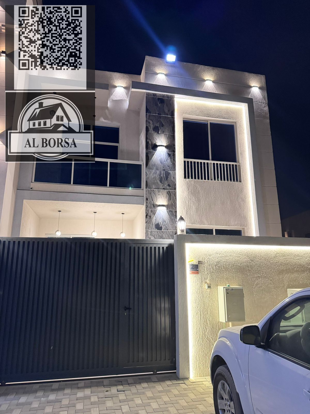 Luxury townhouse villa for rent in Al Zahia - modern design and excellent finishing, consisting of 4 master bedrooms with a living room and a large fa