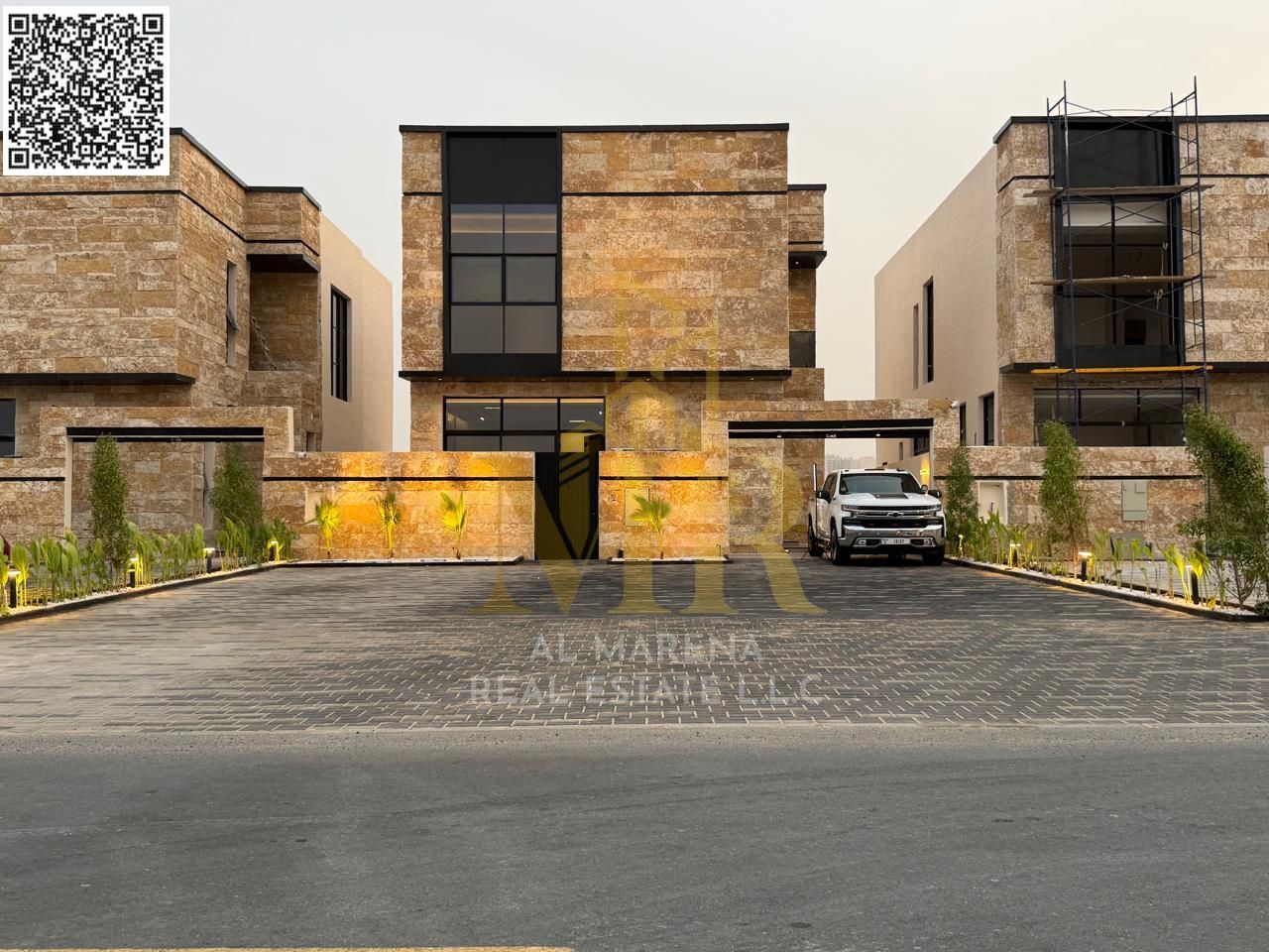 Luxury Villa for Sale on the Main Street in Al Zahia – Ajman | Near Azha Complex | Plot Area 3,014 sq. ft. | Two Floors | 5 Master Bedrooms | Majli