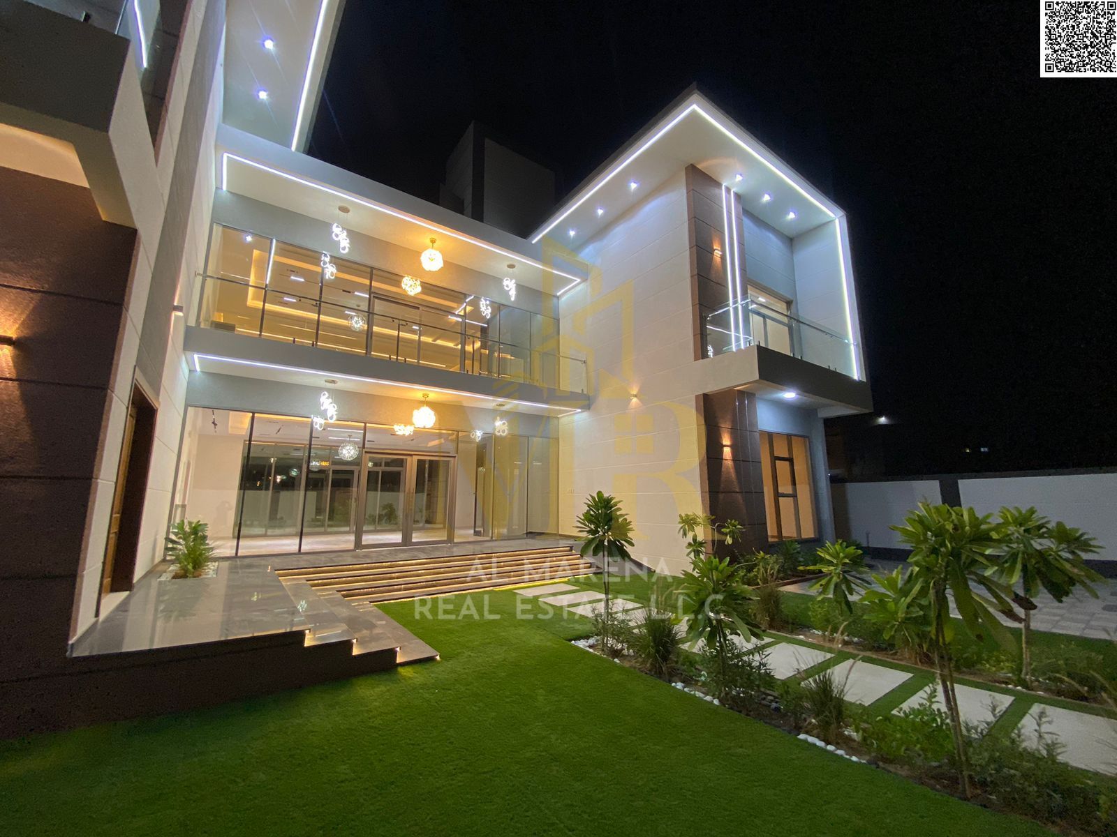 Luxury Corner Villa in Al Yasmeen, Ajman | 8100 sq ft | 6 Master Bedrooms, 2 Floors + Roof | Private Pool | Garden | Ready Elevator | Price 4,500,000
