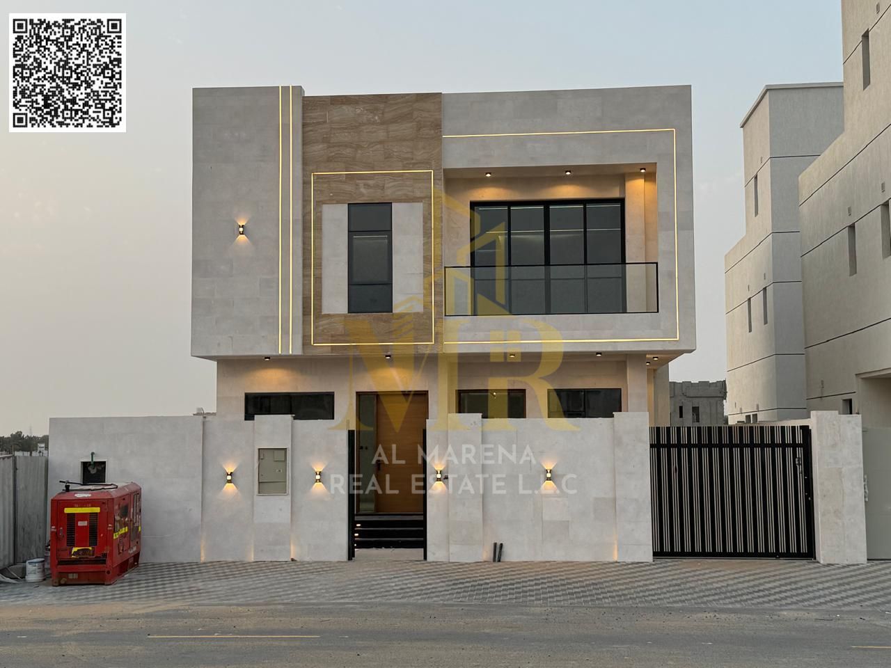 Luxury Villa for Sale in Al Zahia – Ajman | Plot Area 3,200 sq. ft. | 5 Master Bedrooms with Built-in Wardrobes | Majlis + Hall with Washrooms | Mo