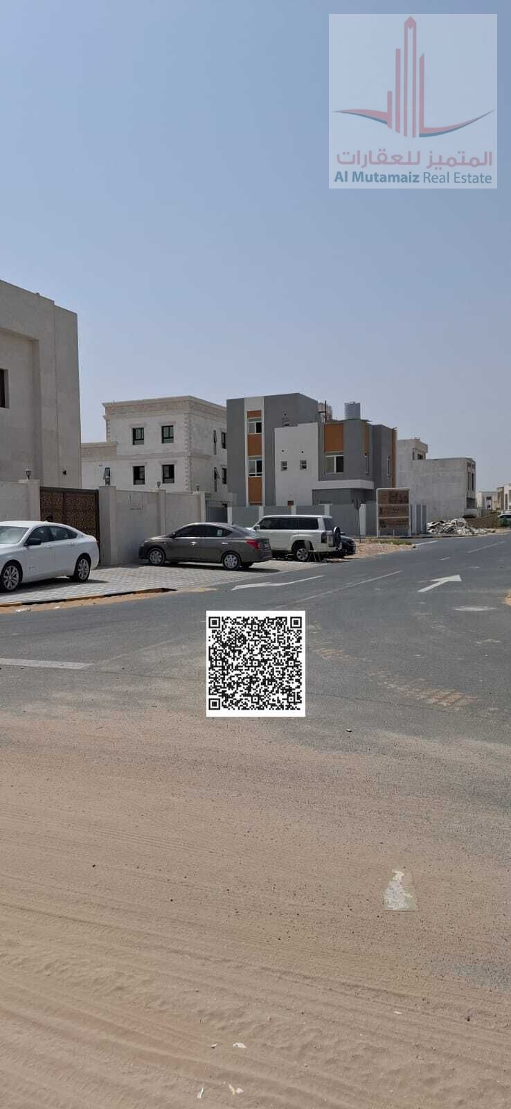 Villa for sale in Al Zahya area, very excellent location, corner of two streets, area 3600 square feet