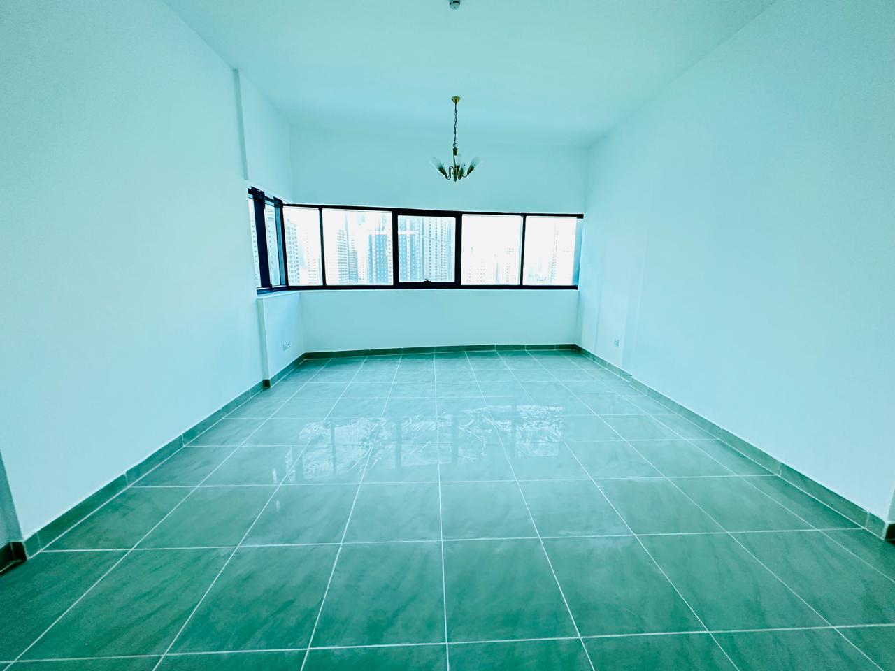 Spacious 1bhk with 2 full bathrooms+gym+pool just in 43k in Al taawun Sharjah and 6 cheques