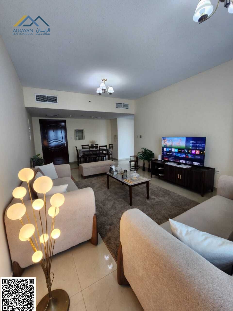 Two-bedroom furnished apartment
