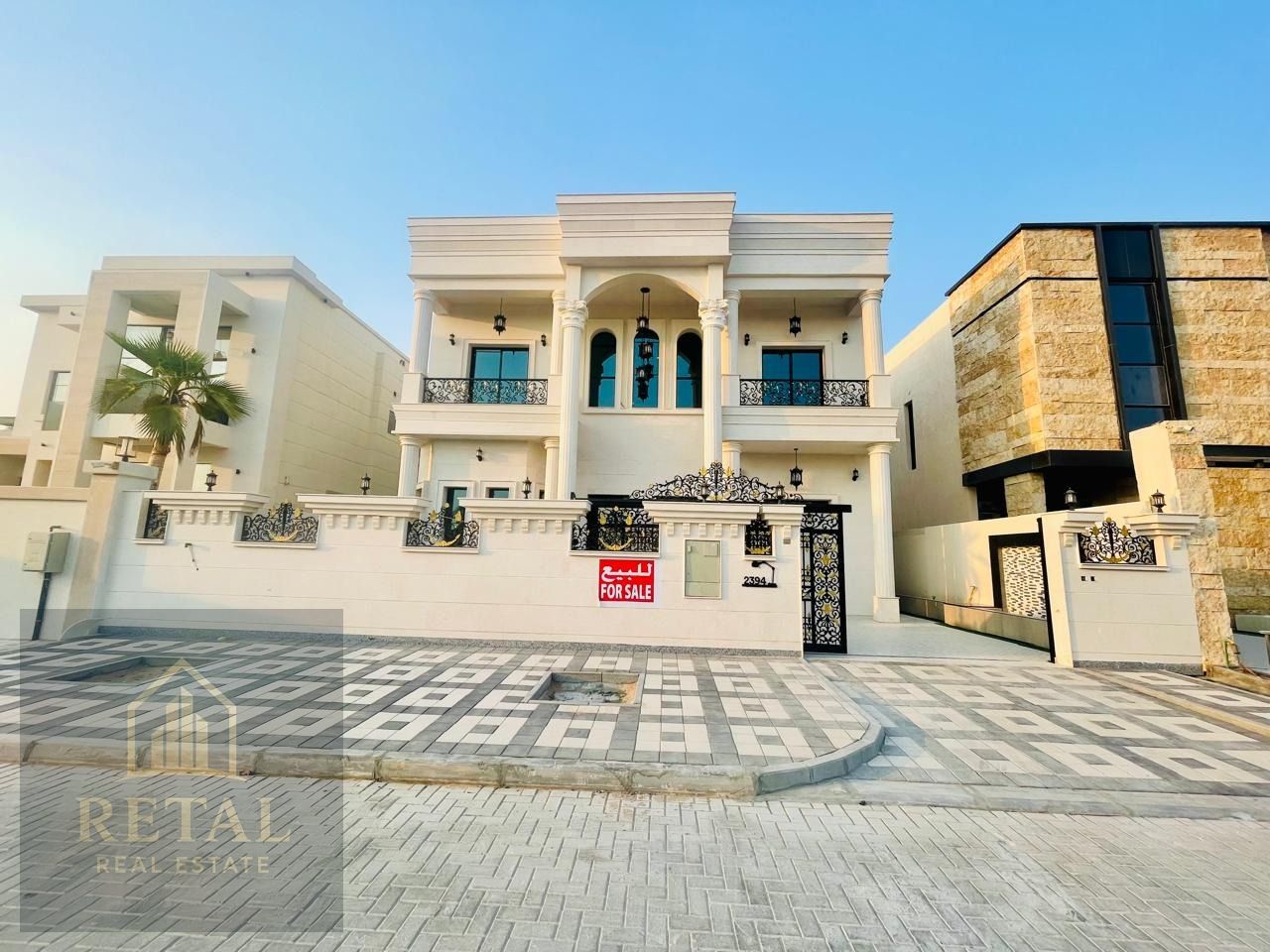 Excellent investment opportunity to own a luxury villa in Al Alia Ajman with 5 bedrooms and 7 bathrooms near main services