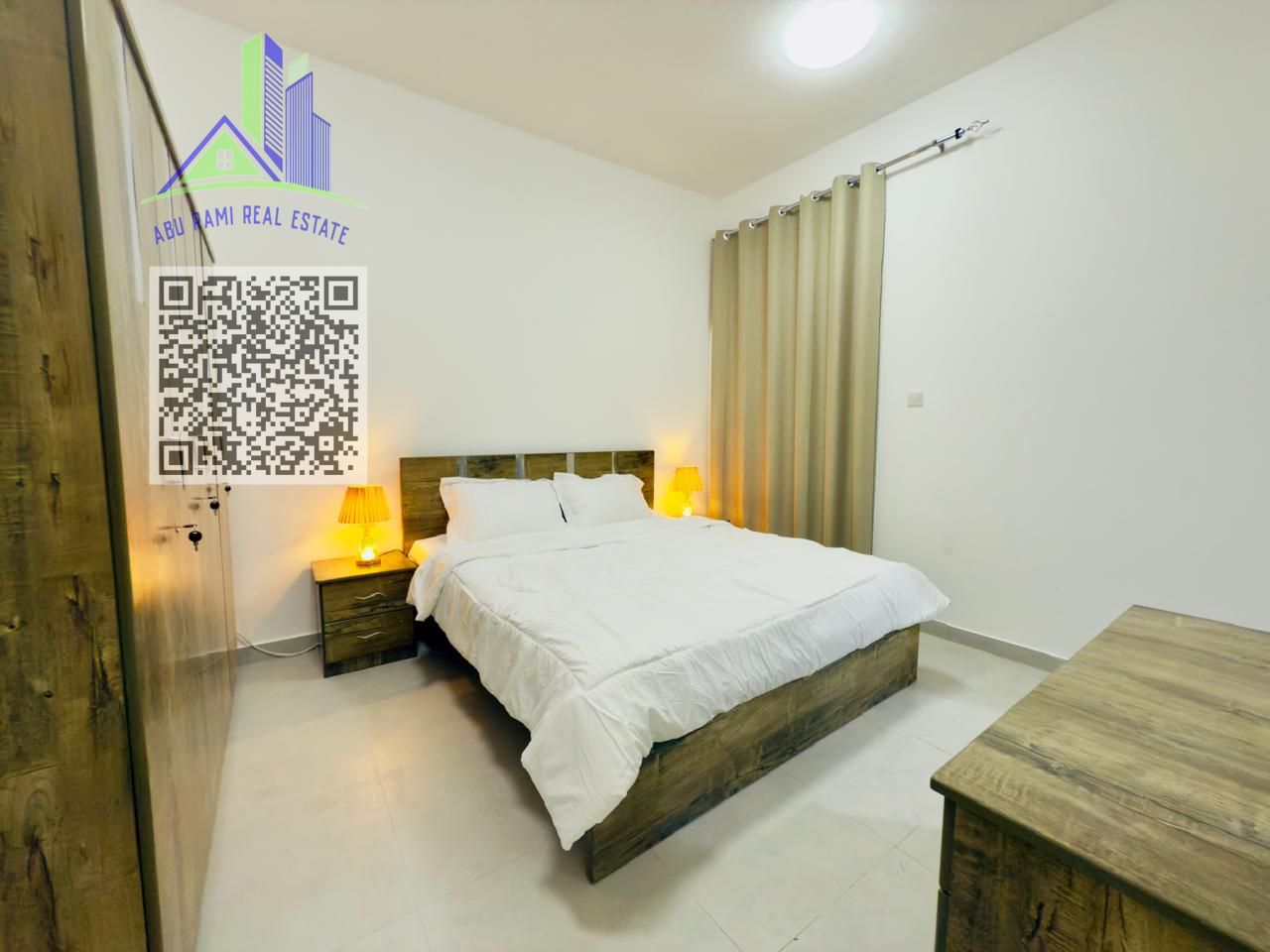 New luxury building for monthly rent in Ajman: Various apartment options starting price: Studio 3000, one-bedroom hall 4200, two-bedroom 5500