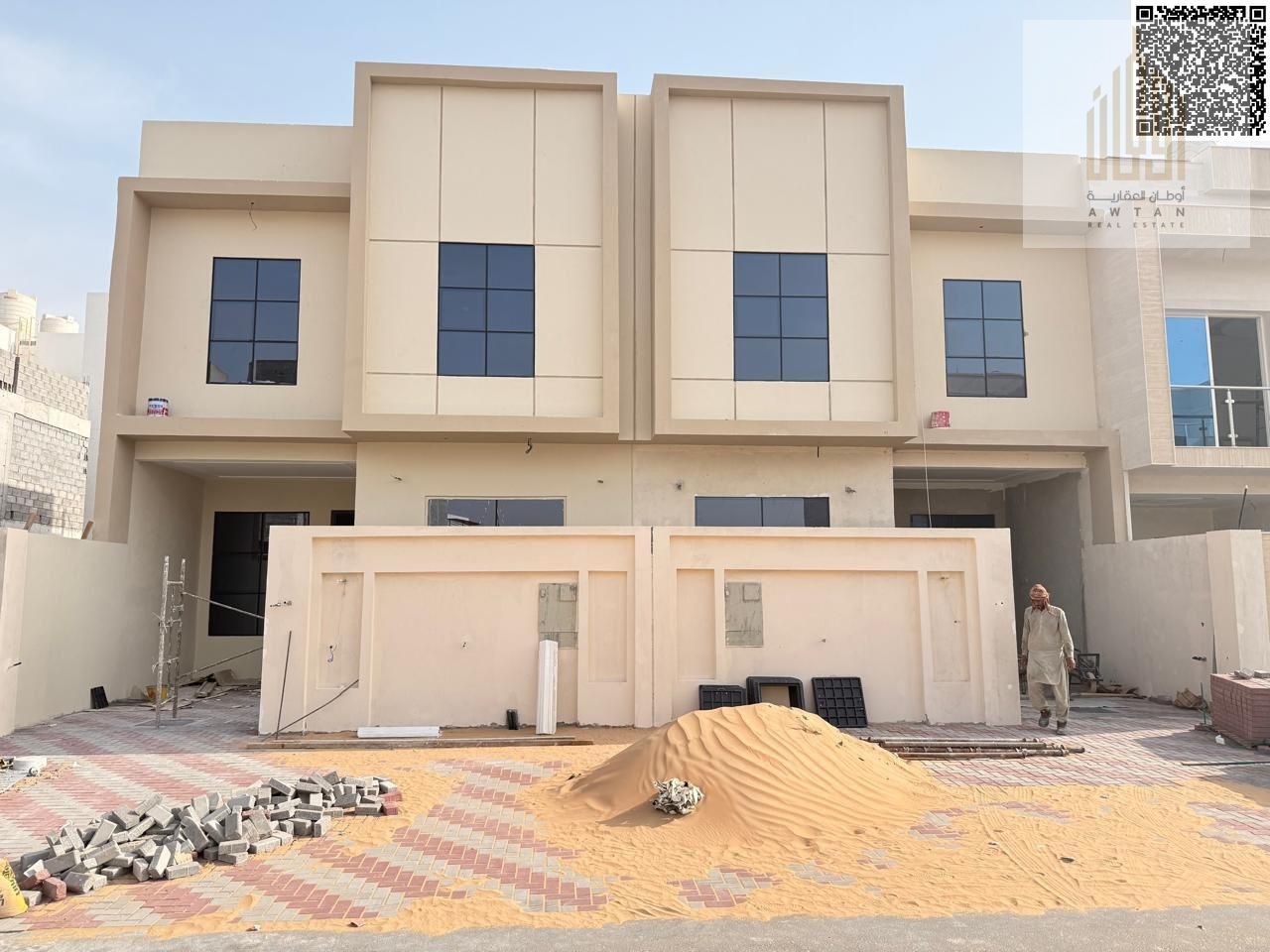 Townhouse with excellent finishing in the most upscale areas of Ajman