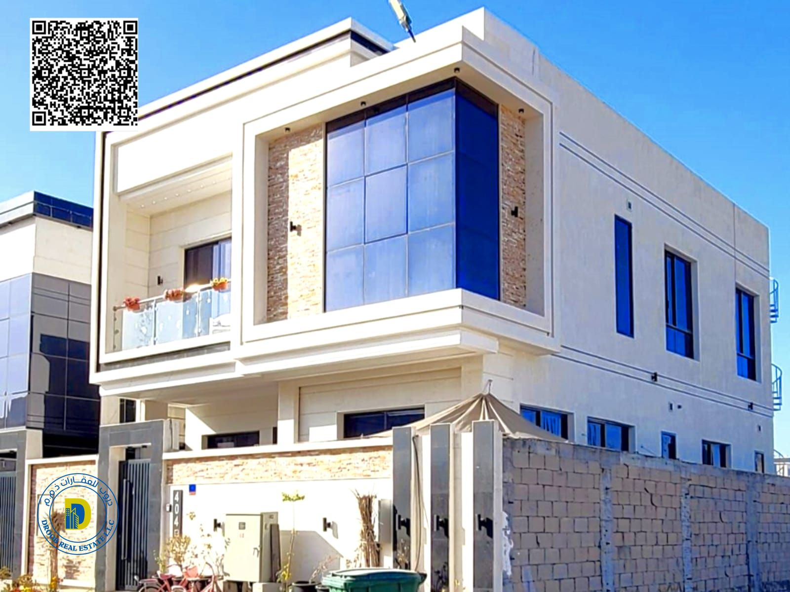 At an incomparable price, for sale, a luxurious 5-room villa with electricity, water, AC, super deluxe,Al yasmine, freehold , bank financing