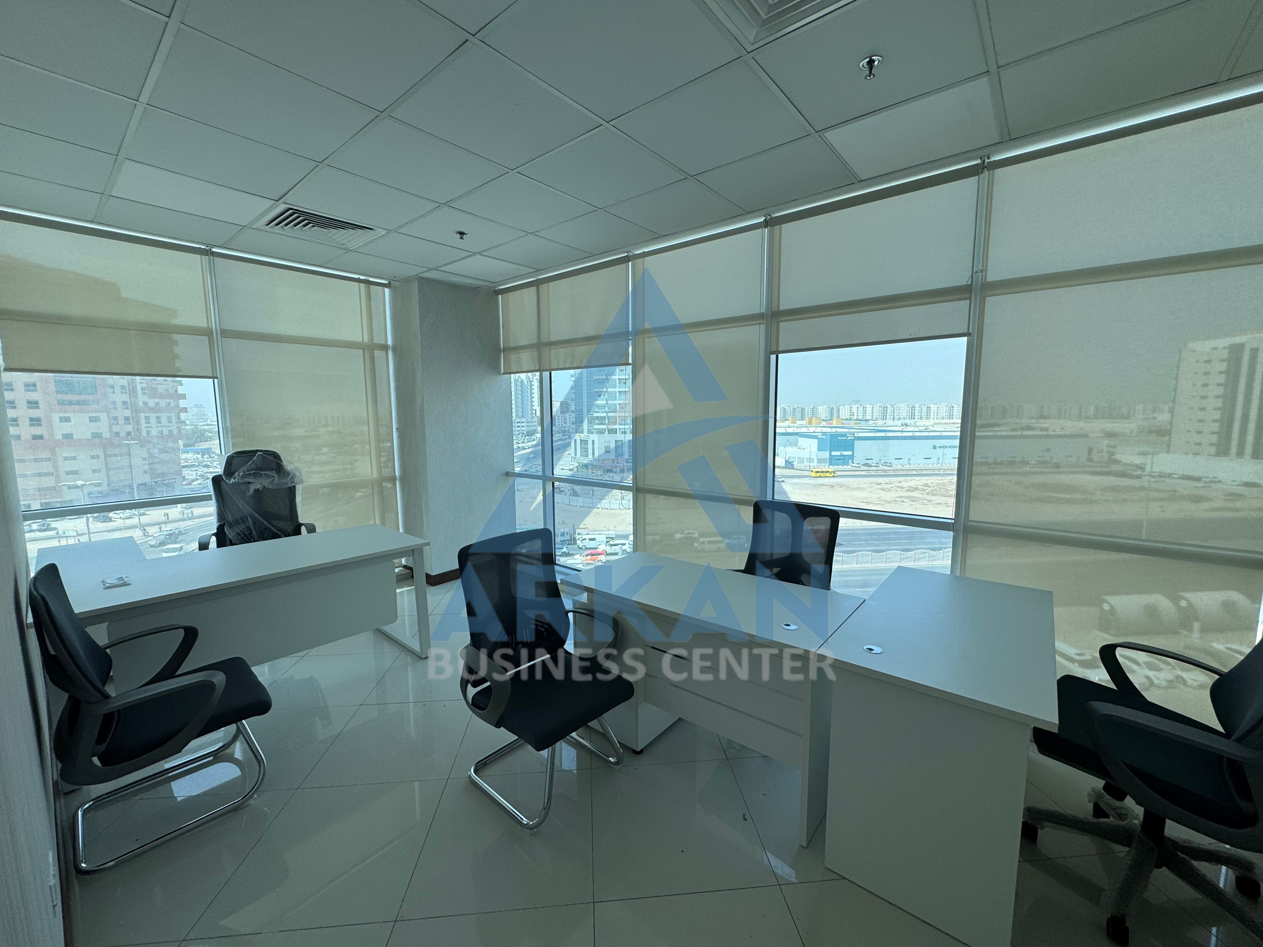 Furnished Office for Rent – Al Mizan Building, Beirut Street, Muhaisnah 4 – Dubai