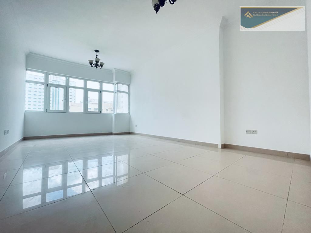 HOT OFFER !! FULLY SPACIOUS LAST UNIT 2BHK APARTMENT 3 WASHROOMS 2 MASTER ROOM CENTRALIZED AC AND GAS JUST 45K AL QASIMIA