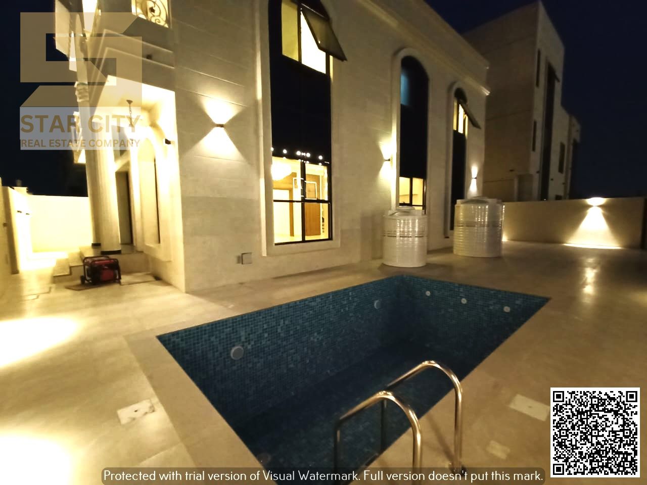 For Sale: Luxury Corner 5-Bedroom Villa with Majlis, Living Room, Pool & Indoor Parking – Large Setback, Ajman
