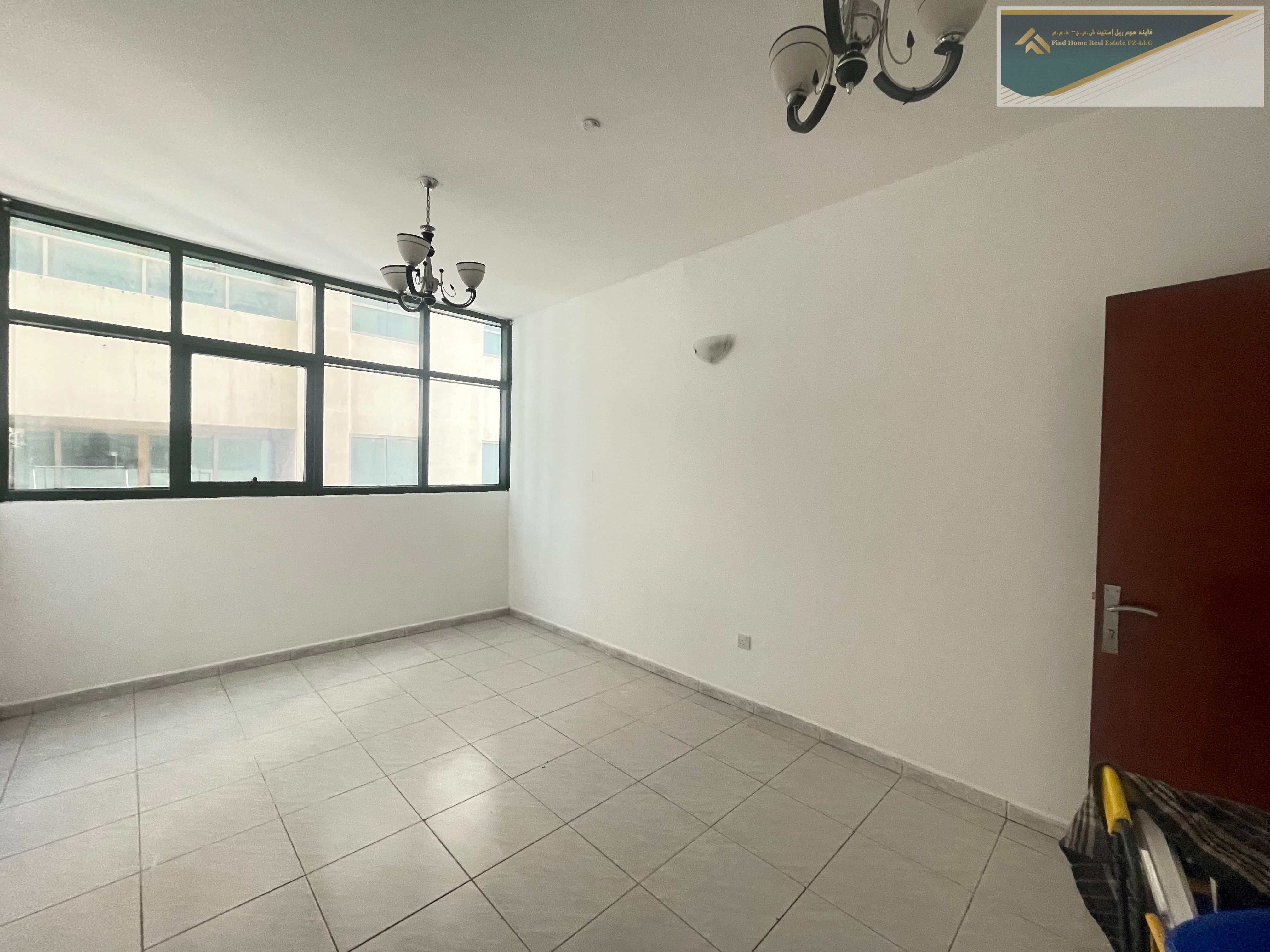 HOT OFEER!FULLY SPACIOUS 2BHK CENTRAL AC AND GAS CHELAR FREE JUST 43K IN ABU SHAGARA