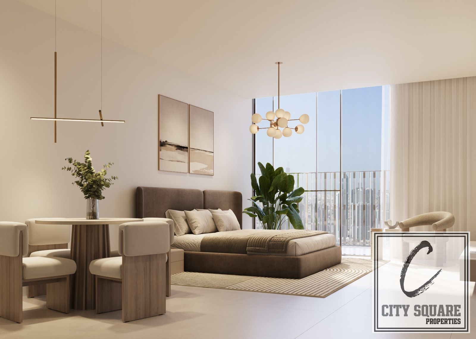 SPACIOUS FULLY FURNISHED STUDIO FOR SALE