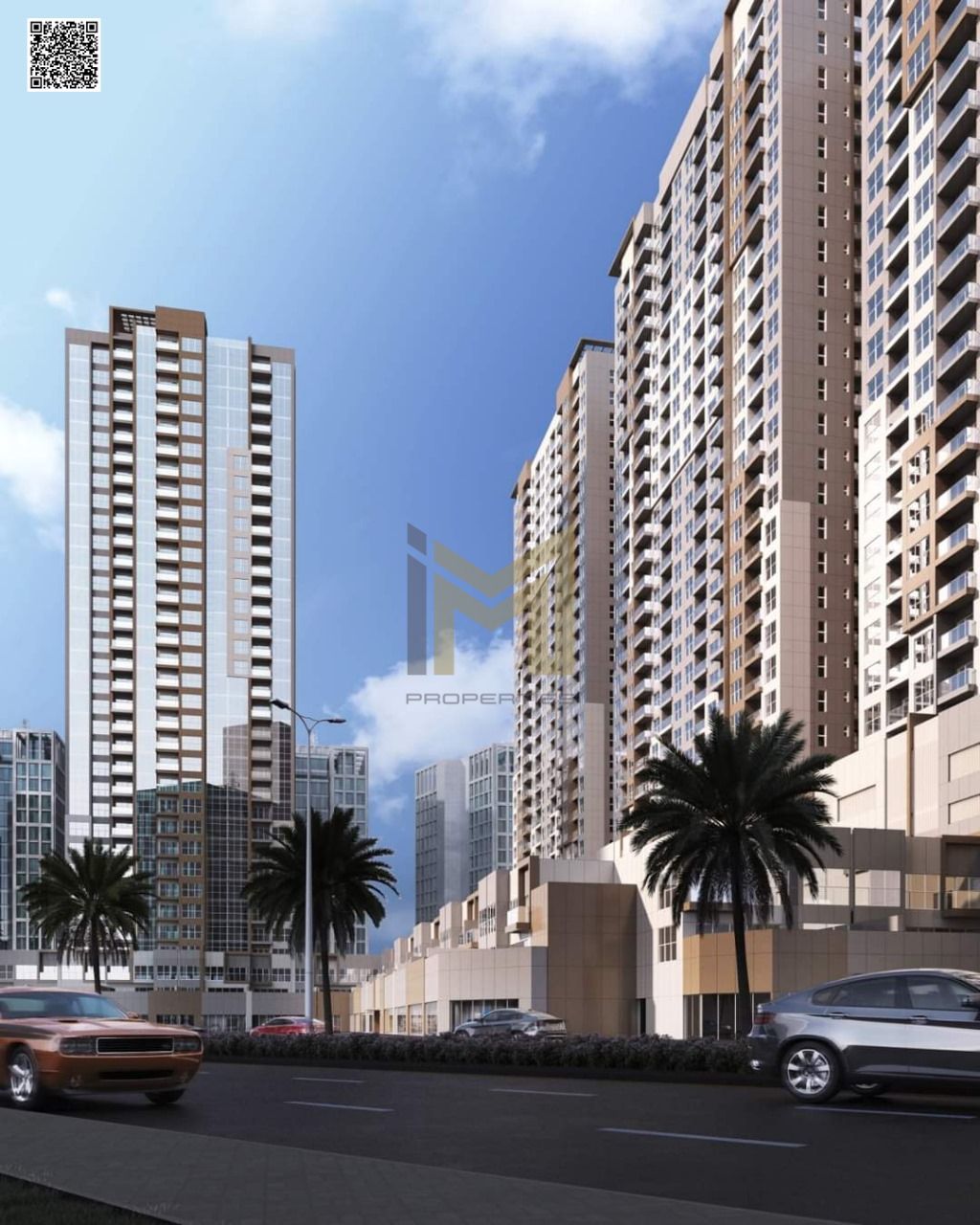 Spacious Studio Partial Sea View - 1% Monthly Installment 7 Year Easy payment plan Ajman one Phase 2