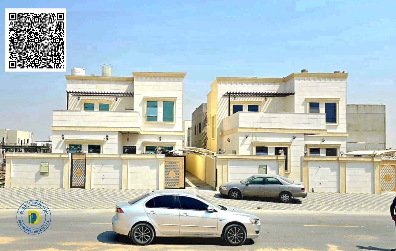For sale, a modern villa with 4 rooms and a terrace in Al Zahya area, Ajman, at an excellent price