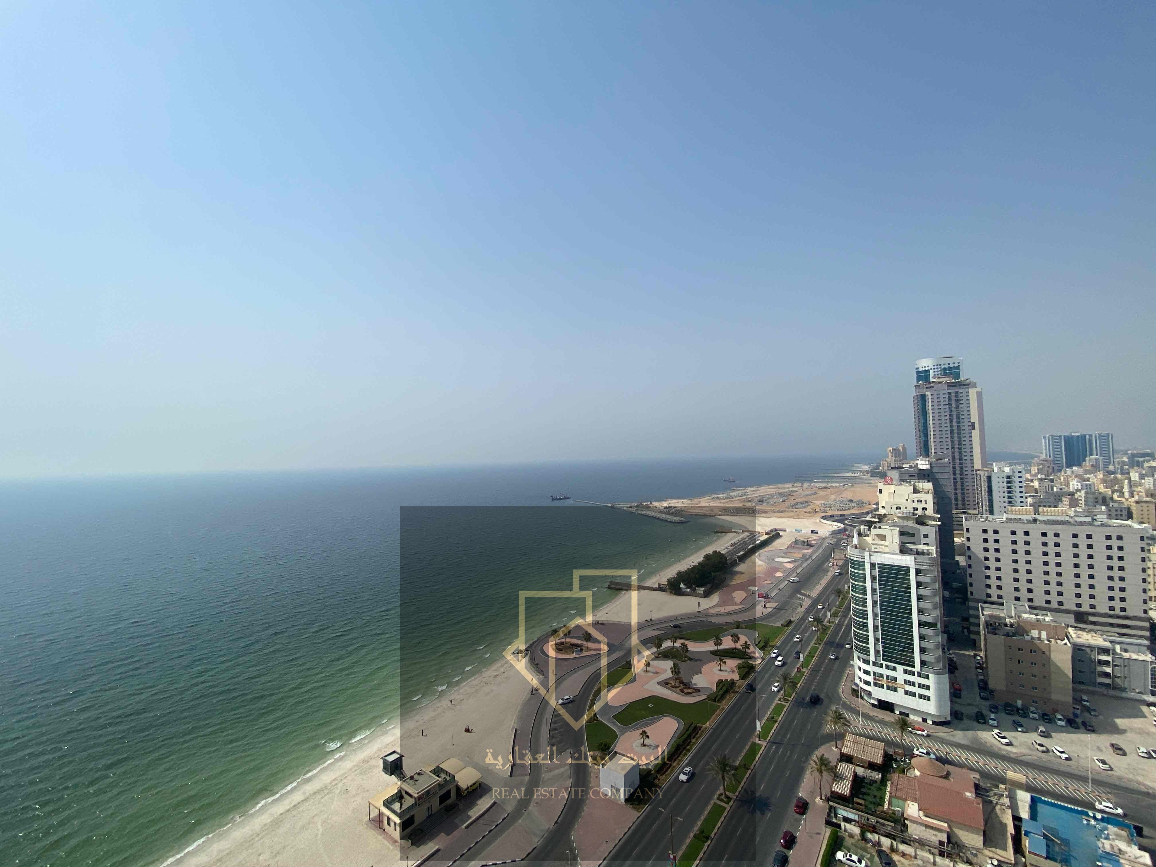 Two rooms and a resale hall Corniche towers