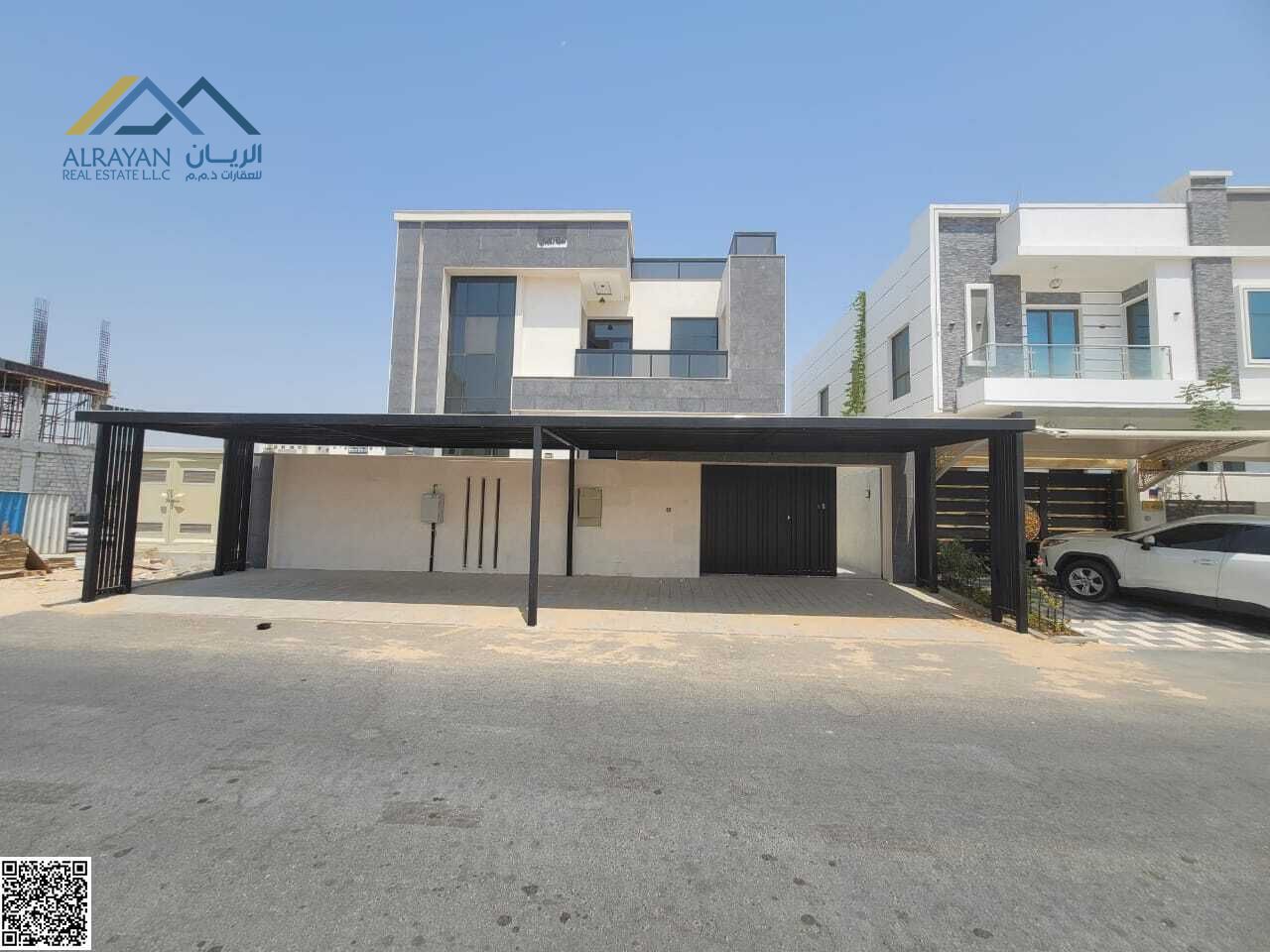 For rent, a villa in Al Yasmeen, 5 rooms, first tenant