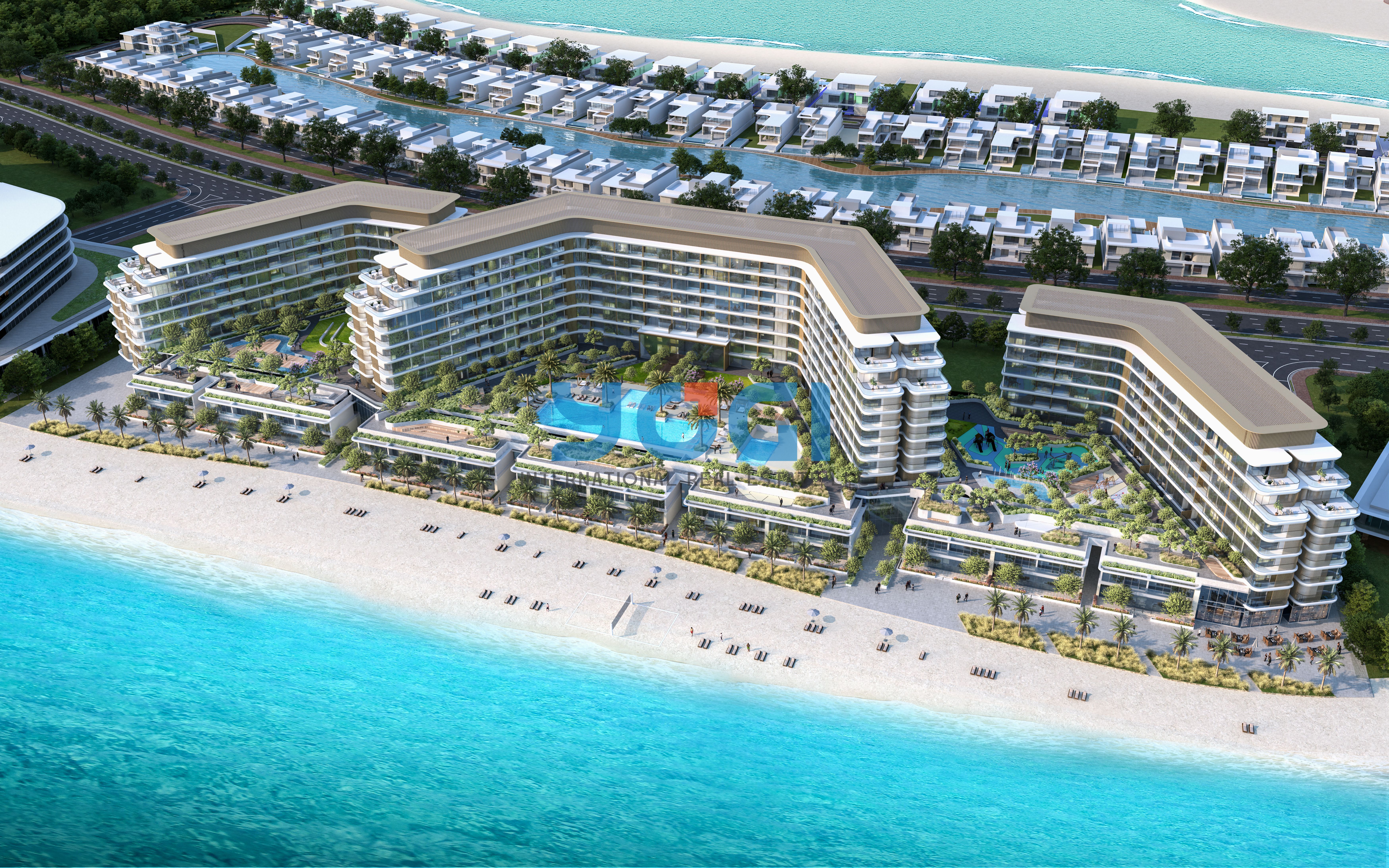 Luxury 1BR | Beach & Golf Views | Sobha Siniya Island
