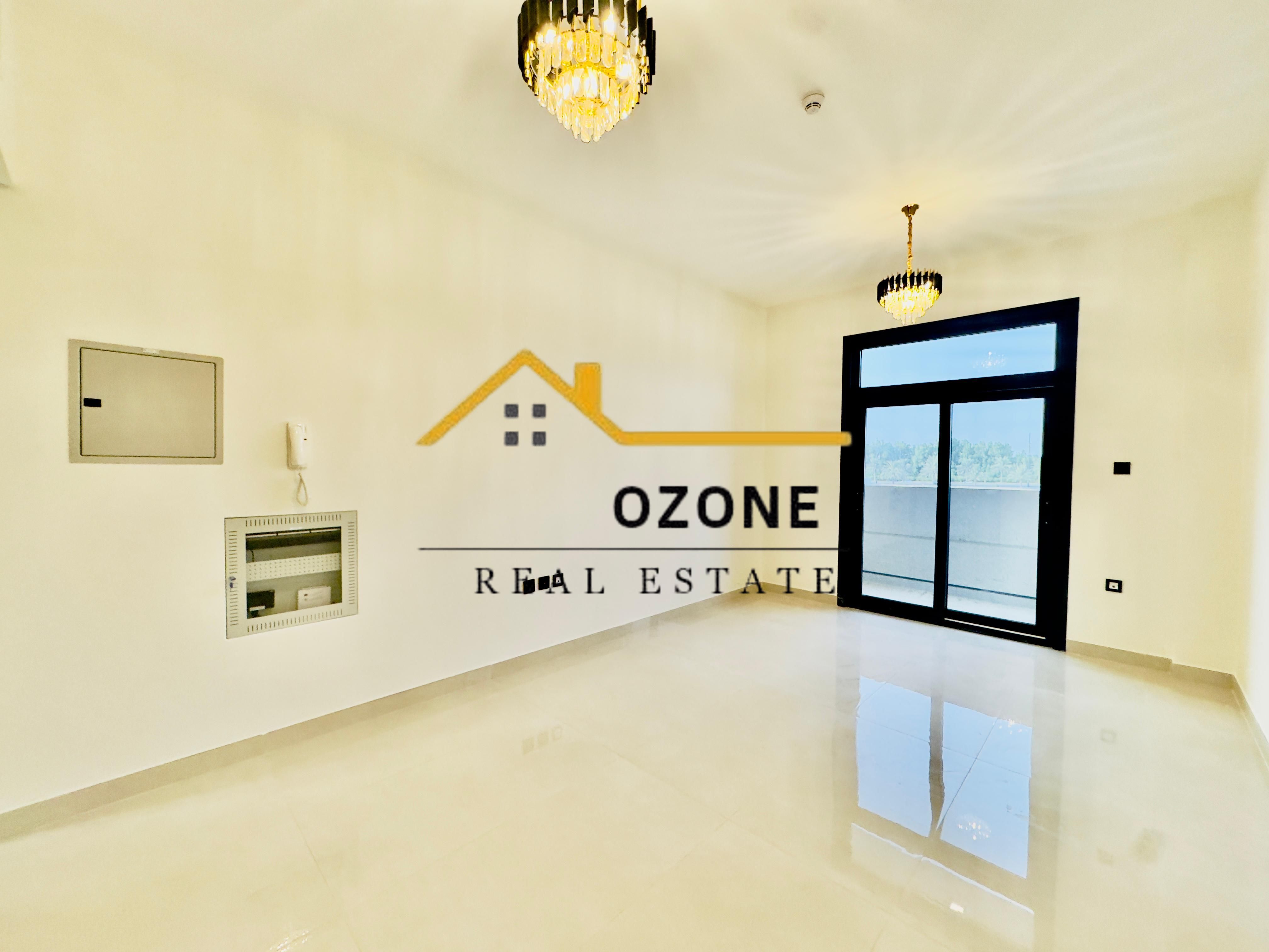 brand new | balcony | central AC | easy access to dubai | huge space outside parking