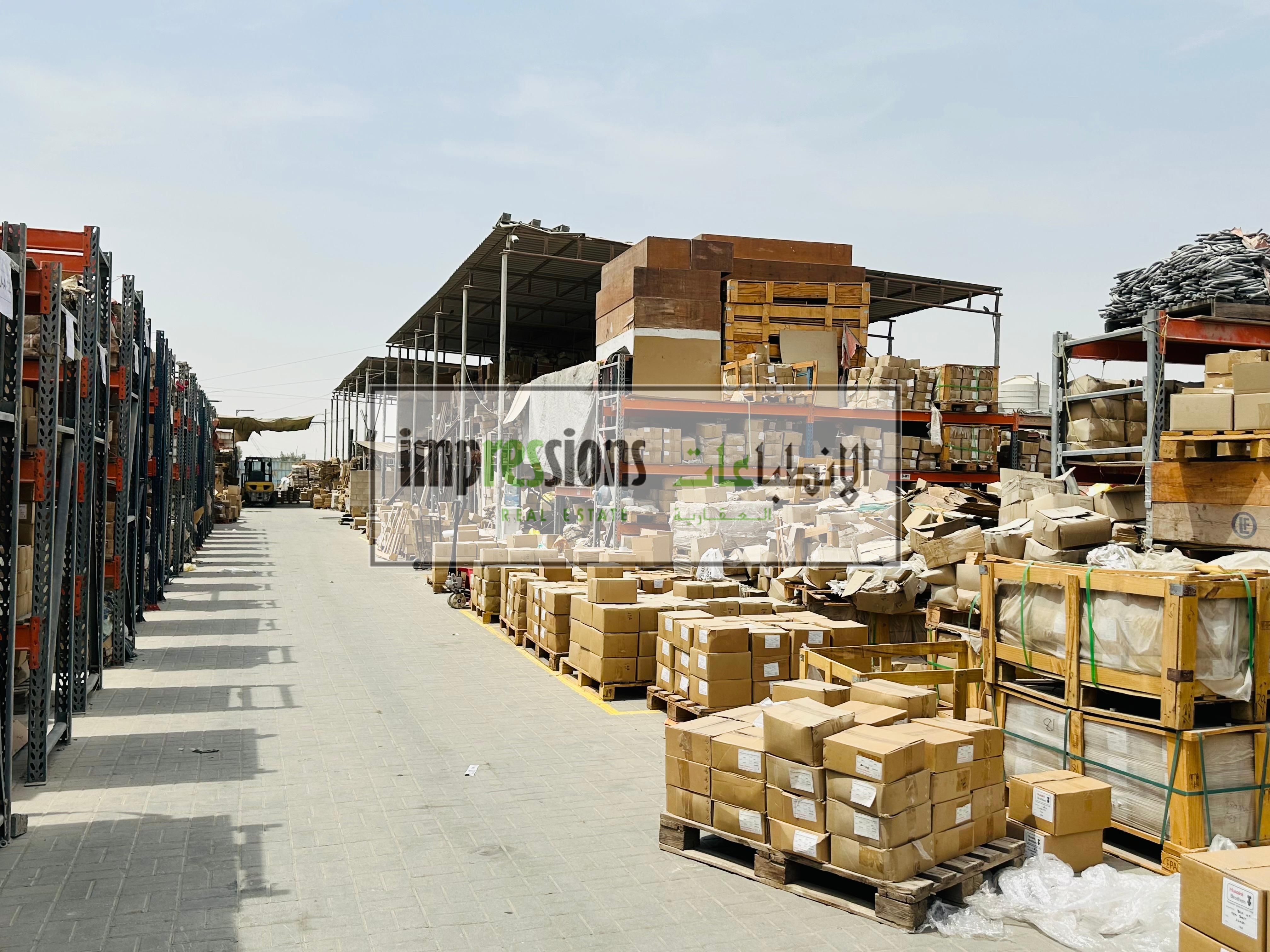 Industrial Land with Warehouses for Rent – Sajja, Sharjah
