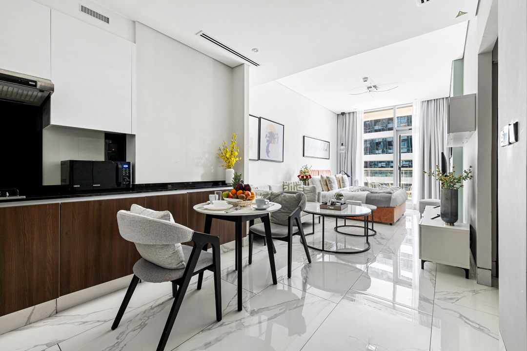 Bright Studio | Massive Balcony Canal Views