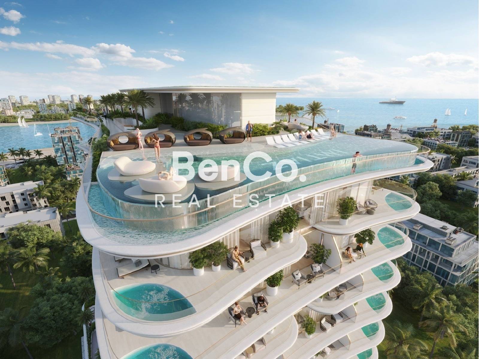 Huge Balcony with Private Pool | High Floor