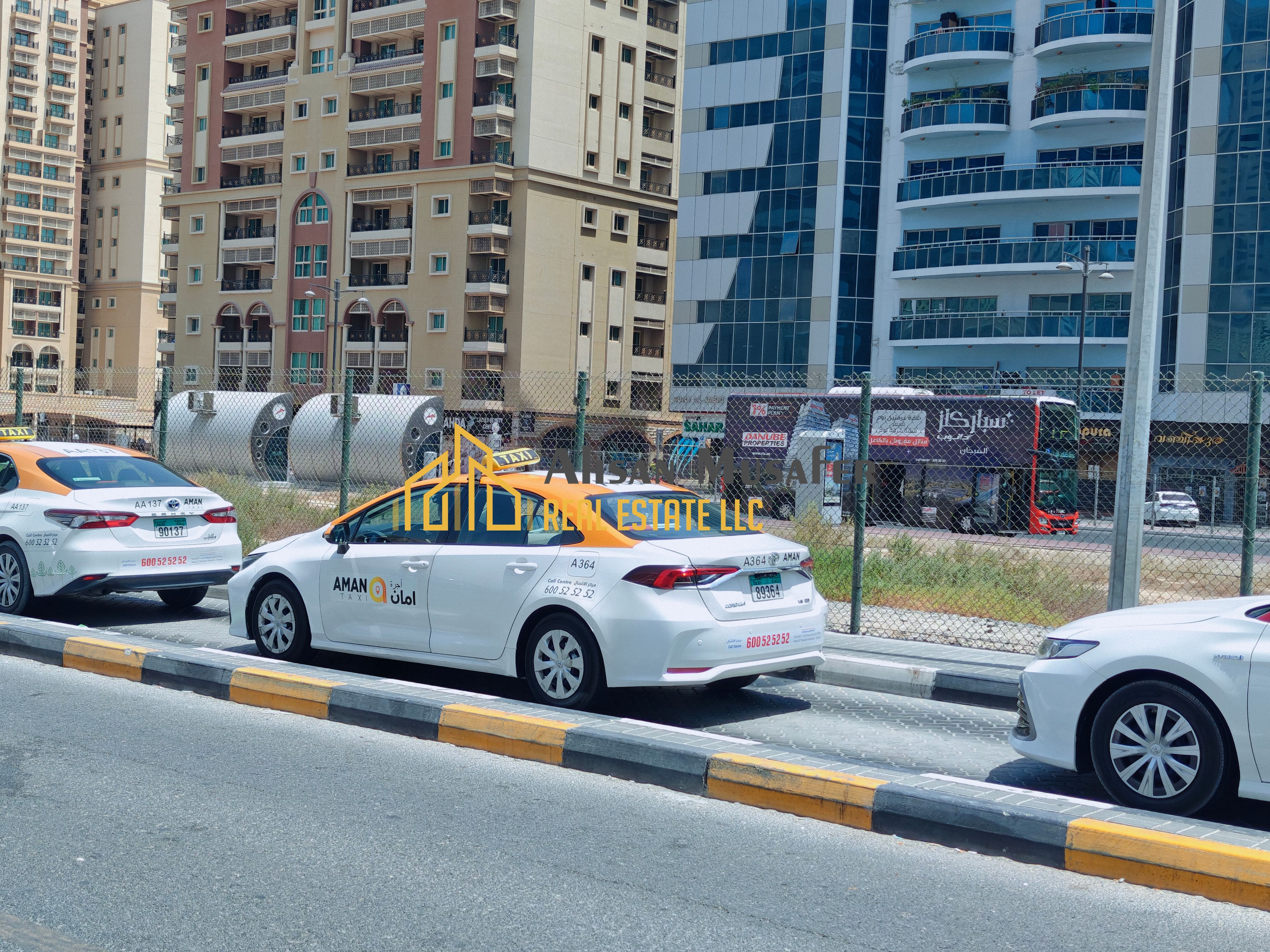 NO COMISSION//HUGE 1BHK//SAHRA SAME LINE//CENTRALAC+GAS/4CHQS//AT SHJ DUBAI BORDER