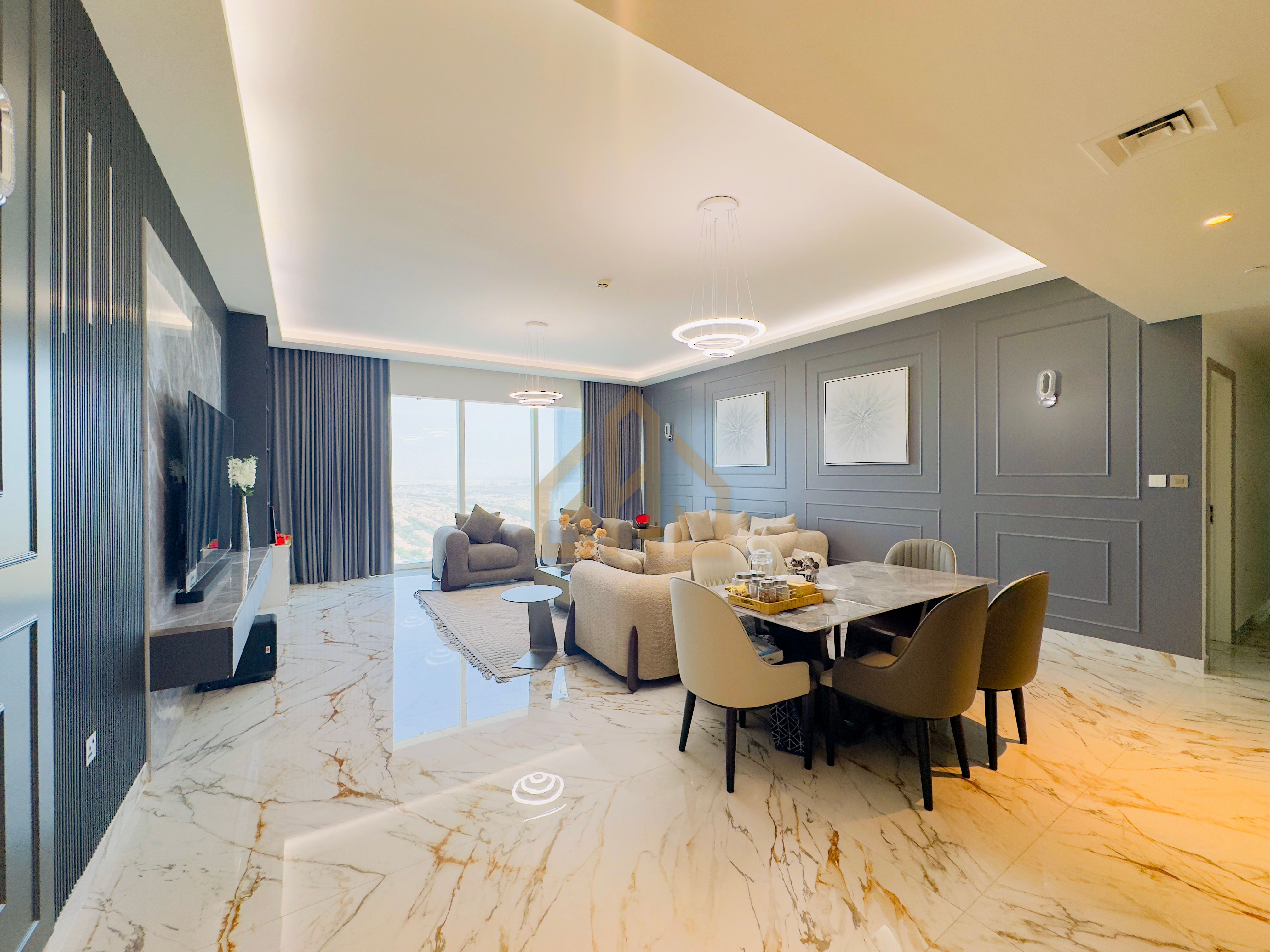 LUXURY 3-BEDROOM + MAID | FULLY FURNISHED | SMART HOME