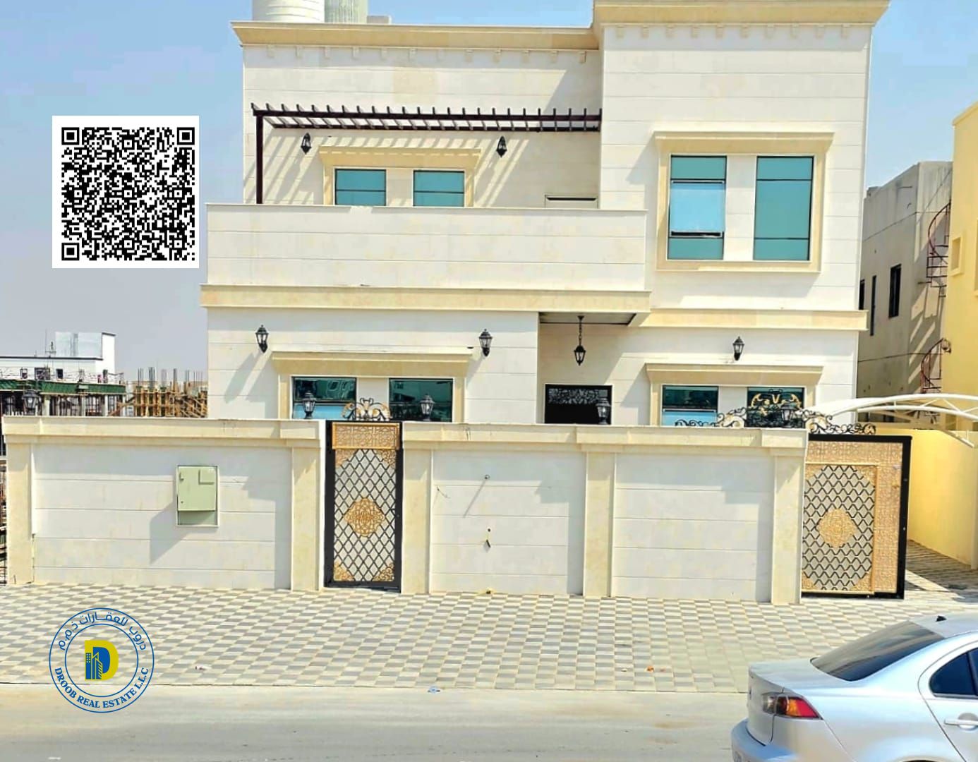 For sale, a modern villa with 4 rooms and a terrace in Al Zahya area, at an excellent price