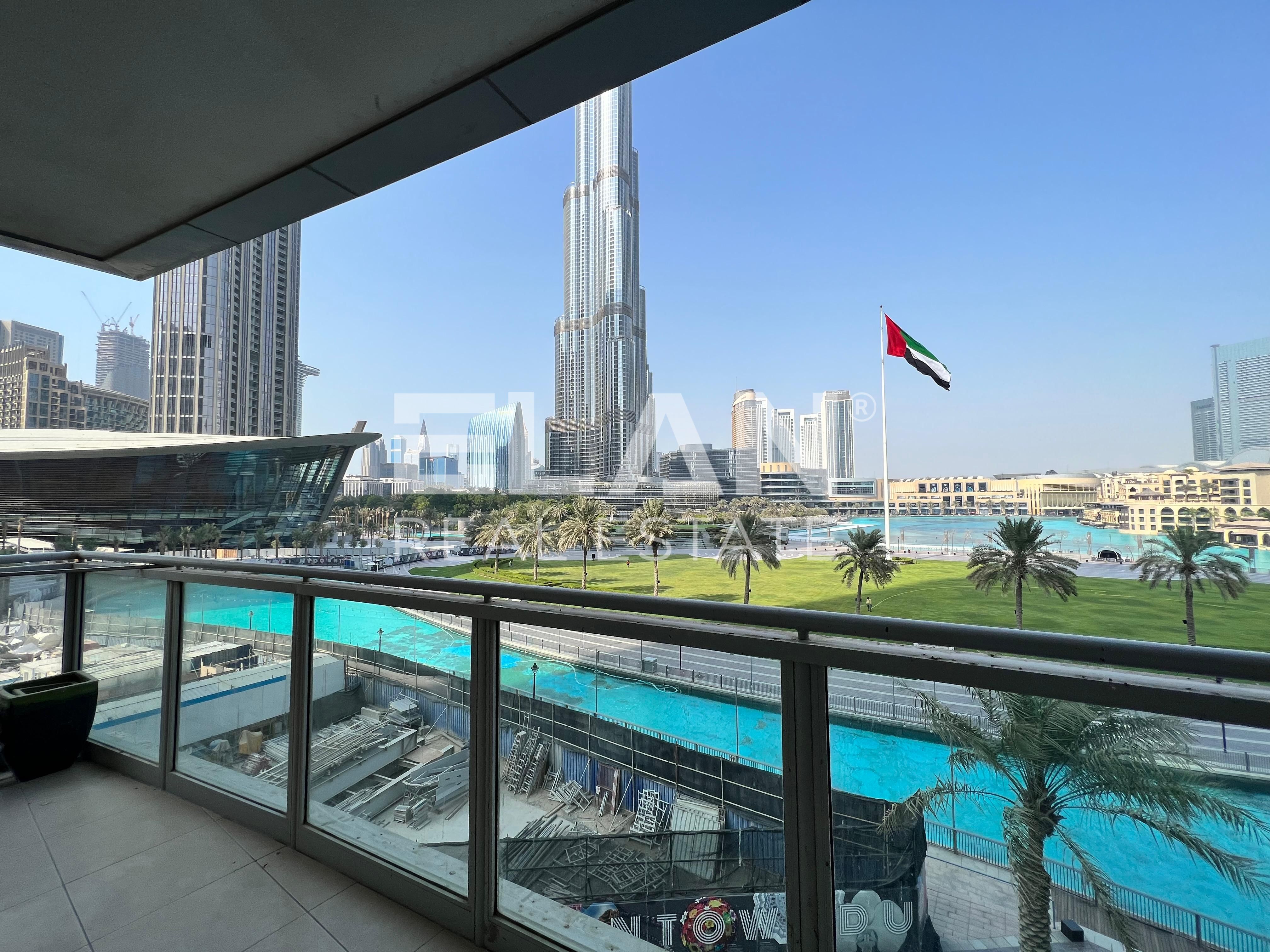 Burj and Fountain View | 3 BR + Maid | Vacant Soon