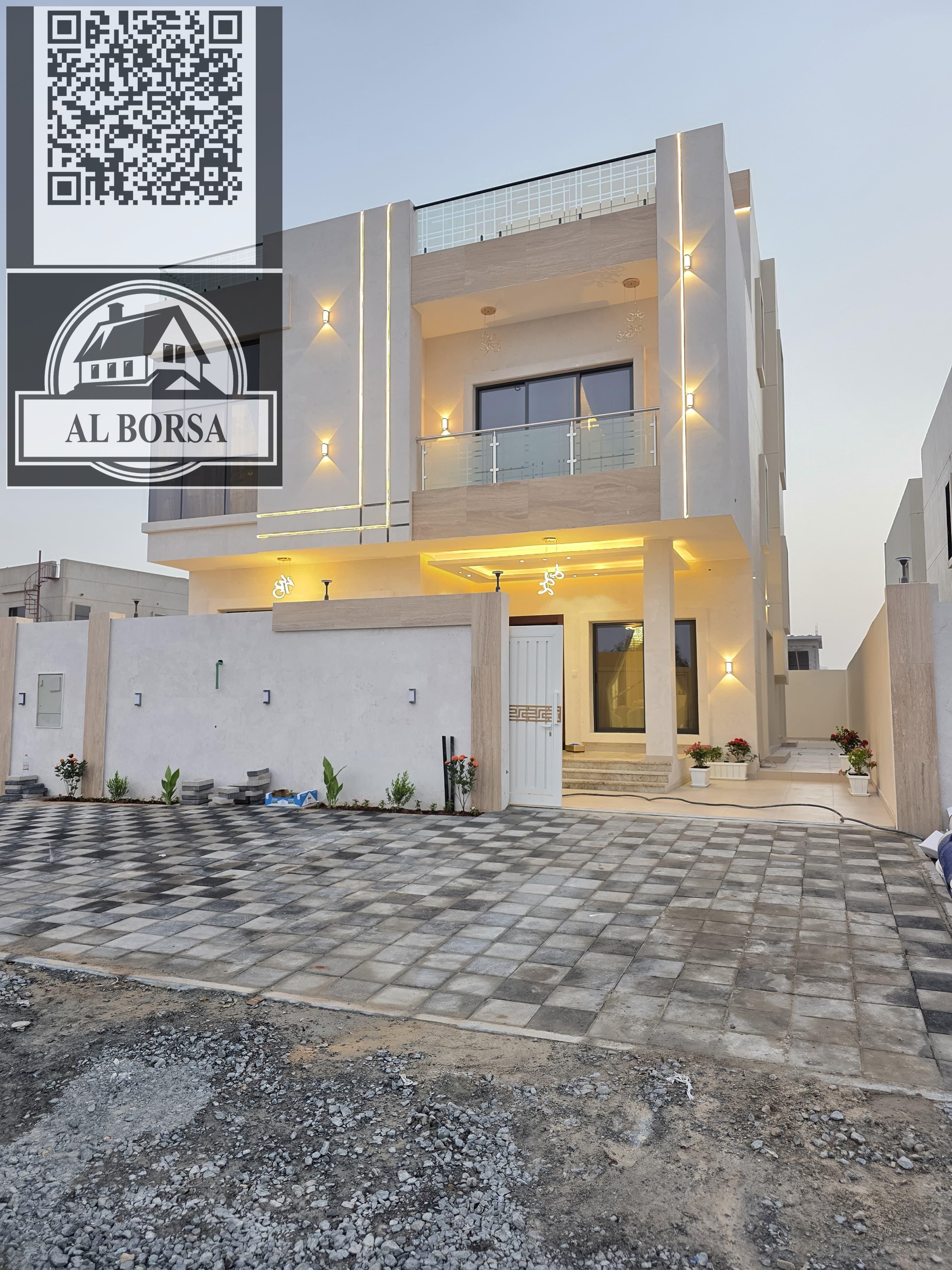 For sale, a villa in Al Zahya. The villa consists of 5 rooms, a living room, a hall, and a maid's room.