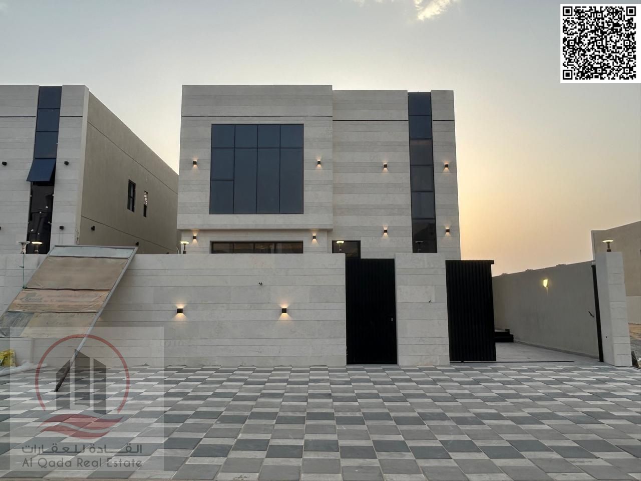 Villa for sale in Al Zahya area, Ajman, elegant design, prime location