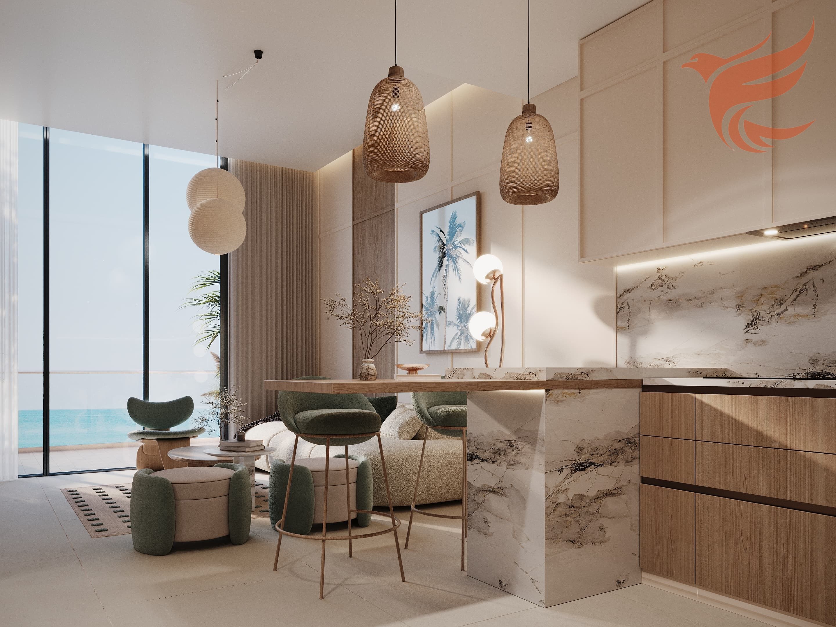 Luxury 2-Bedroom Apartment with Wynn View – Fully Furnished & Smart Home