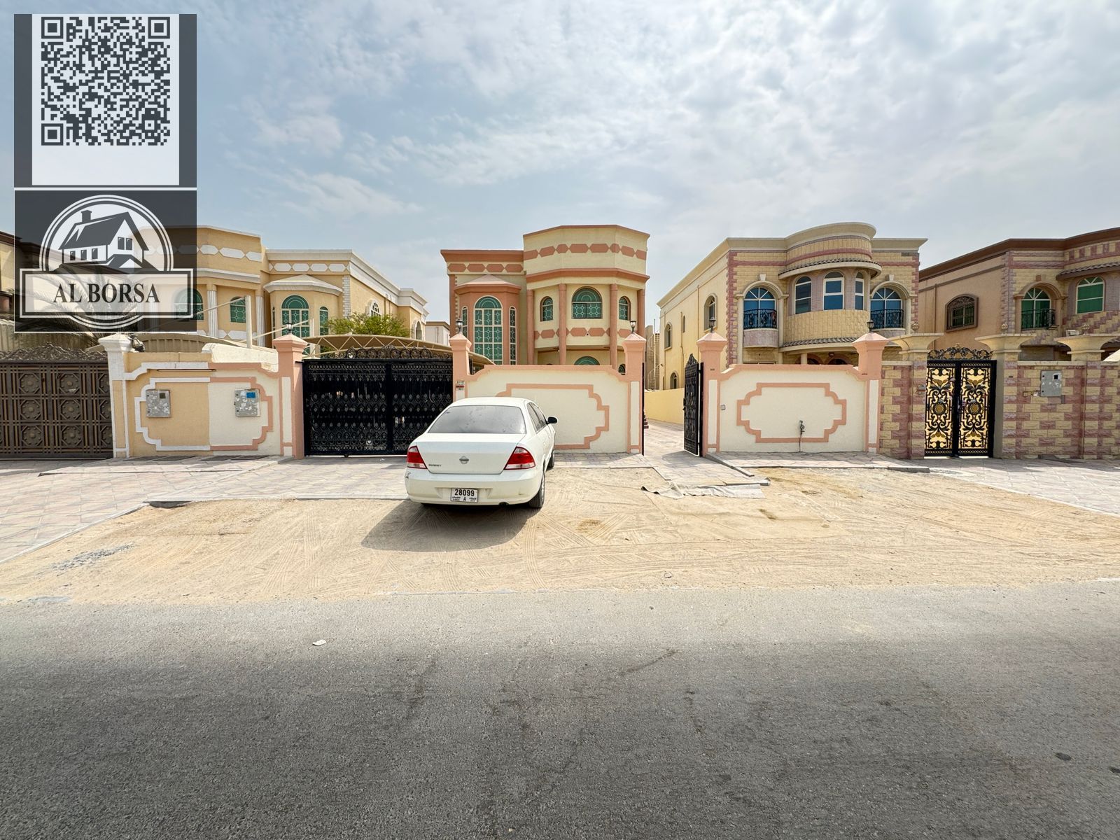 For sale, a two-story villa in Al Rawda. The villa consists of five rooms, a living room, a hall, and a large kitchen.