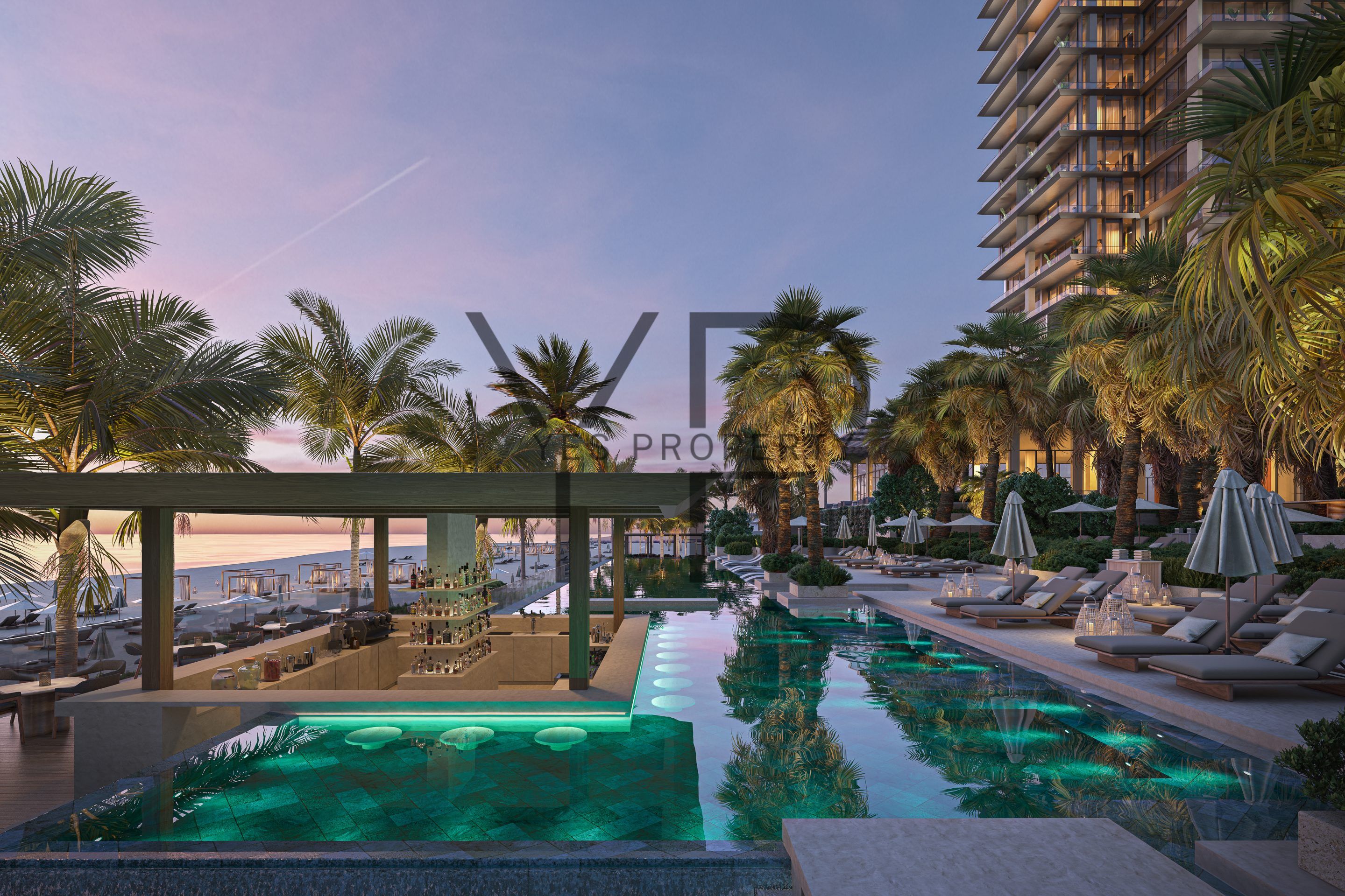 Nobu Residences | Branded 2 BR | Near Wynn | 70/30 Payment