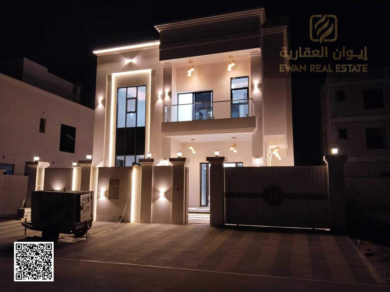 Villa for sale in Al Helio 2, close to all services, 6 rooms, roof, and setback for 5 cars. The price includes everything.