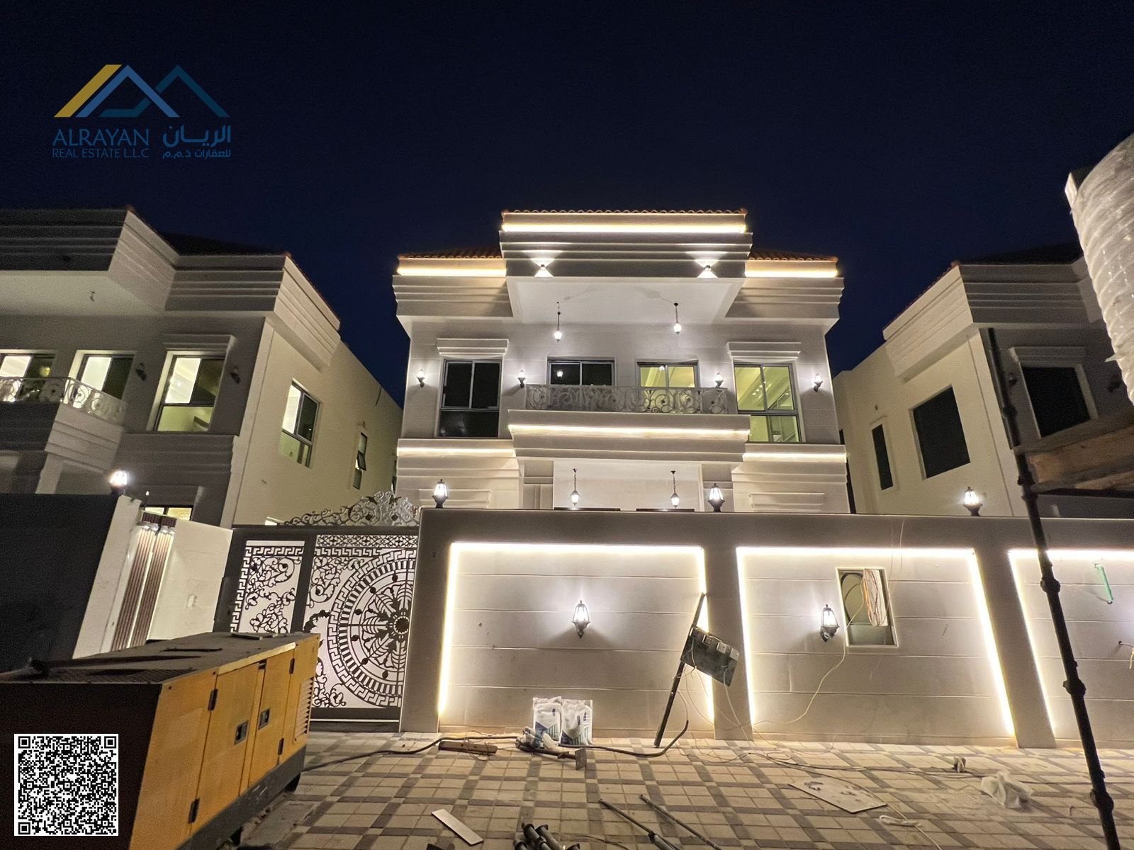 Classic villa, including registration and ownership fees, large area, freehold for all nationalities for life, ready for occupancy.