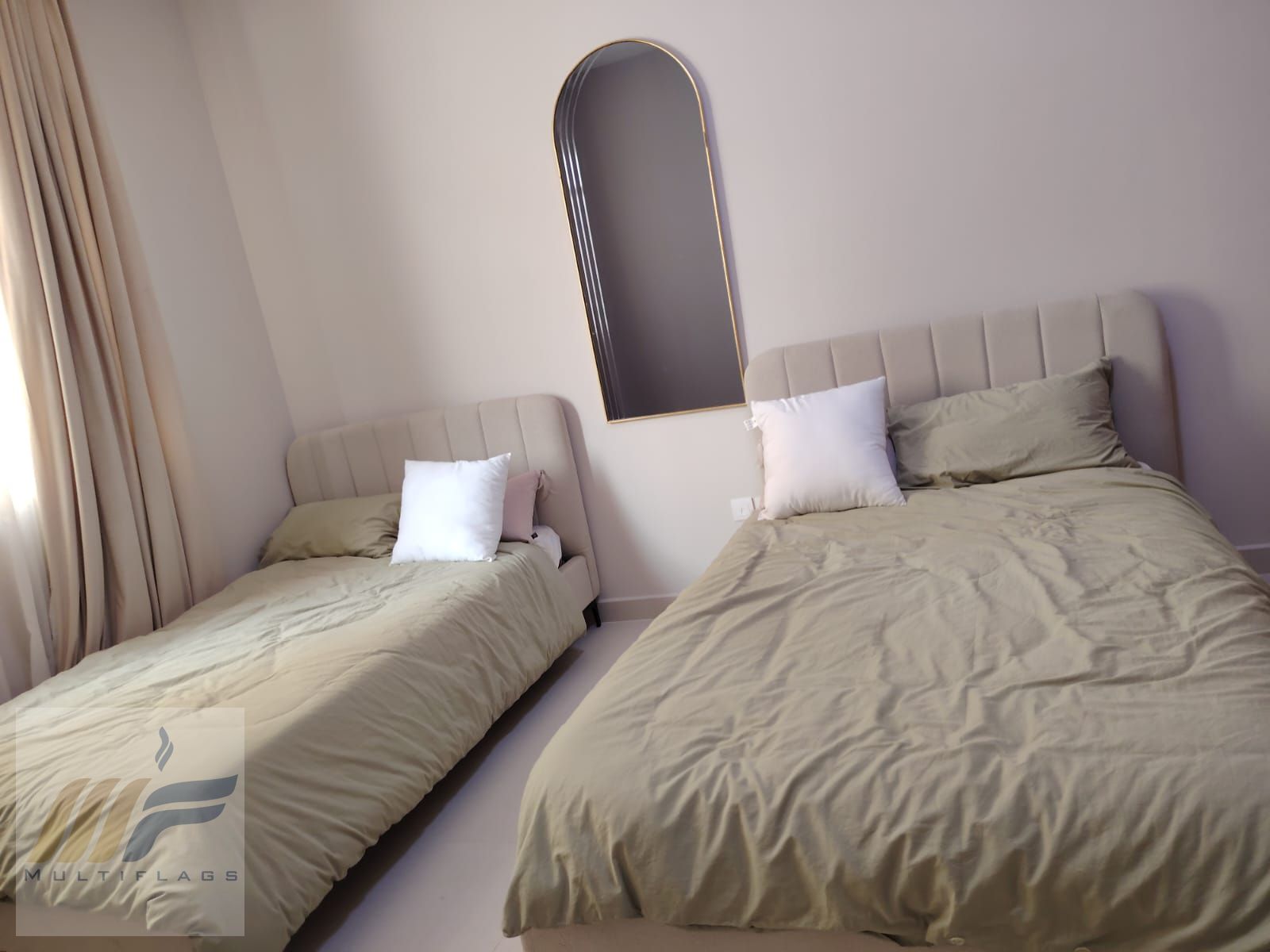 Own a one-bedroom- apartment with a balcony in Princess Village. - Down payment only: 66,000 dirhams.