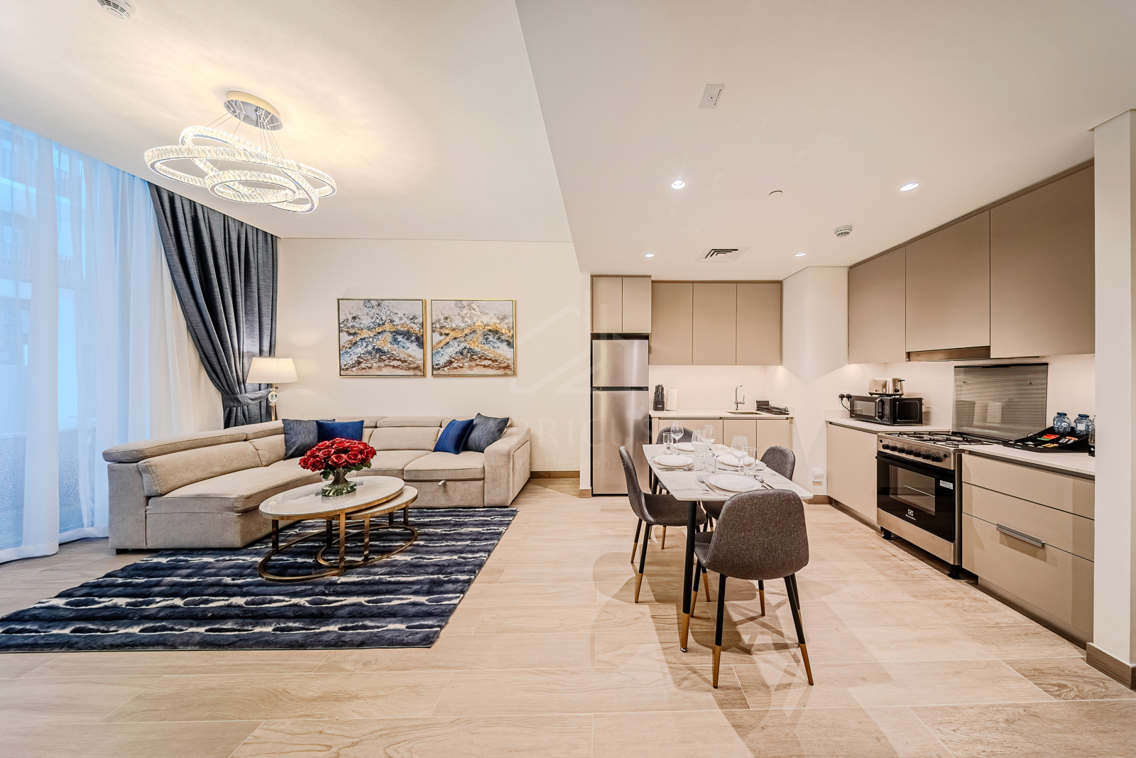 Modern 1-Bedroom Apartment in Lotus at Creek Beach with access to lagoon
