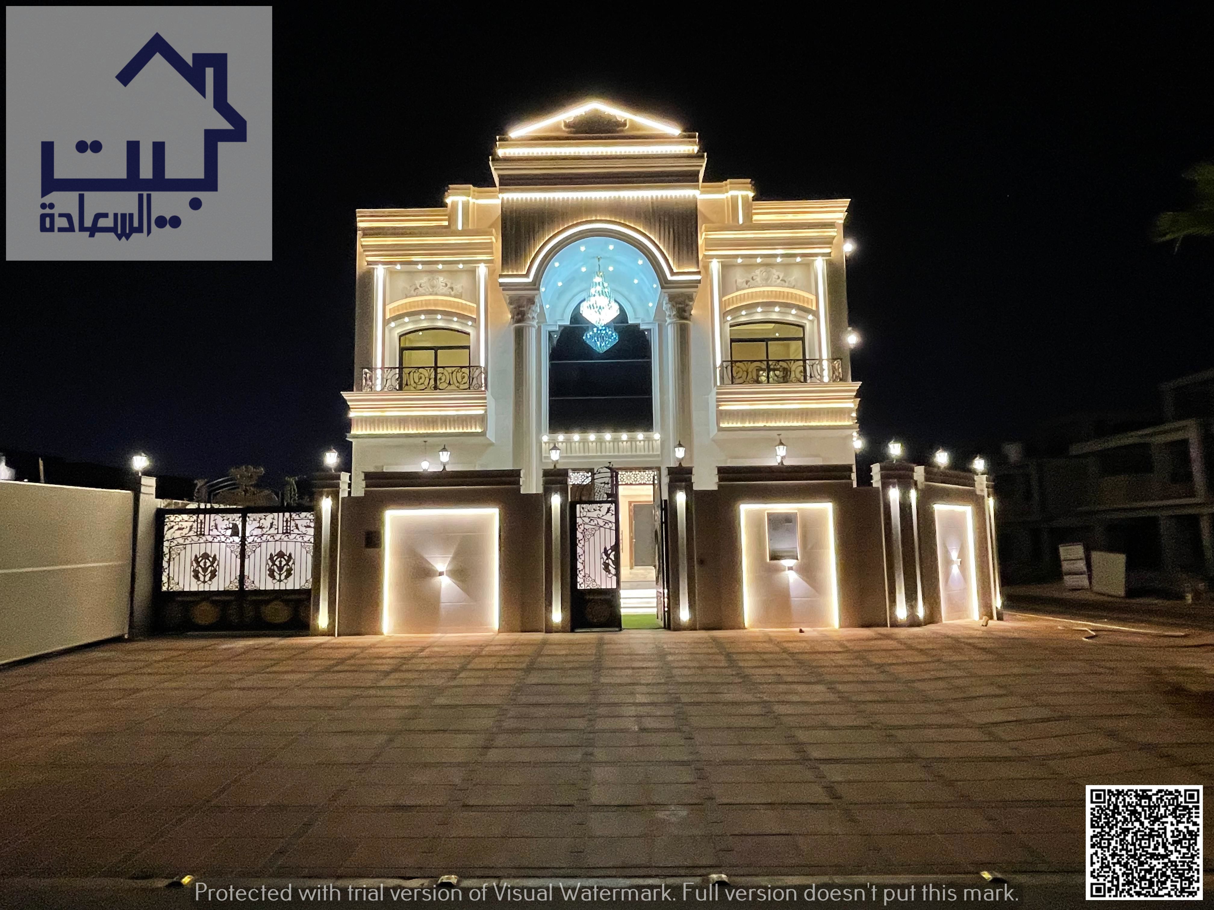 For sale: Classic villa in Al Helio 2 area, including registration and ownership fees, corner of two streets, large areas, close to services, easy exi