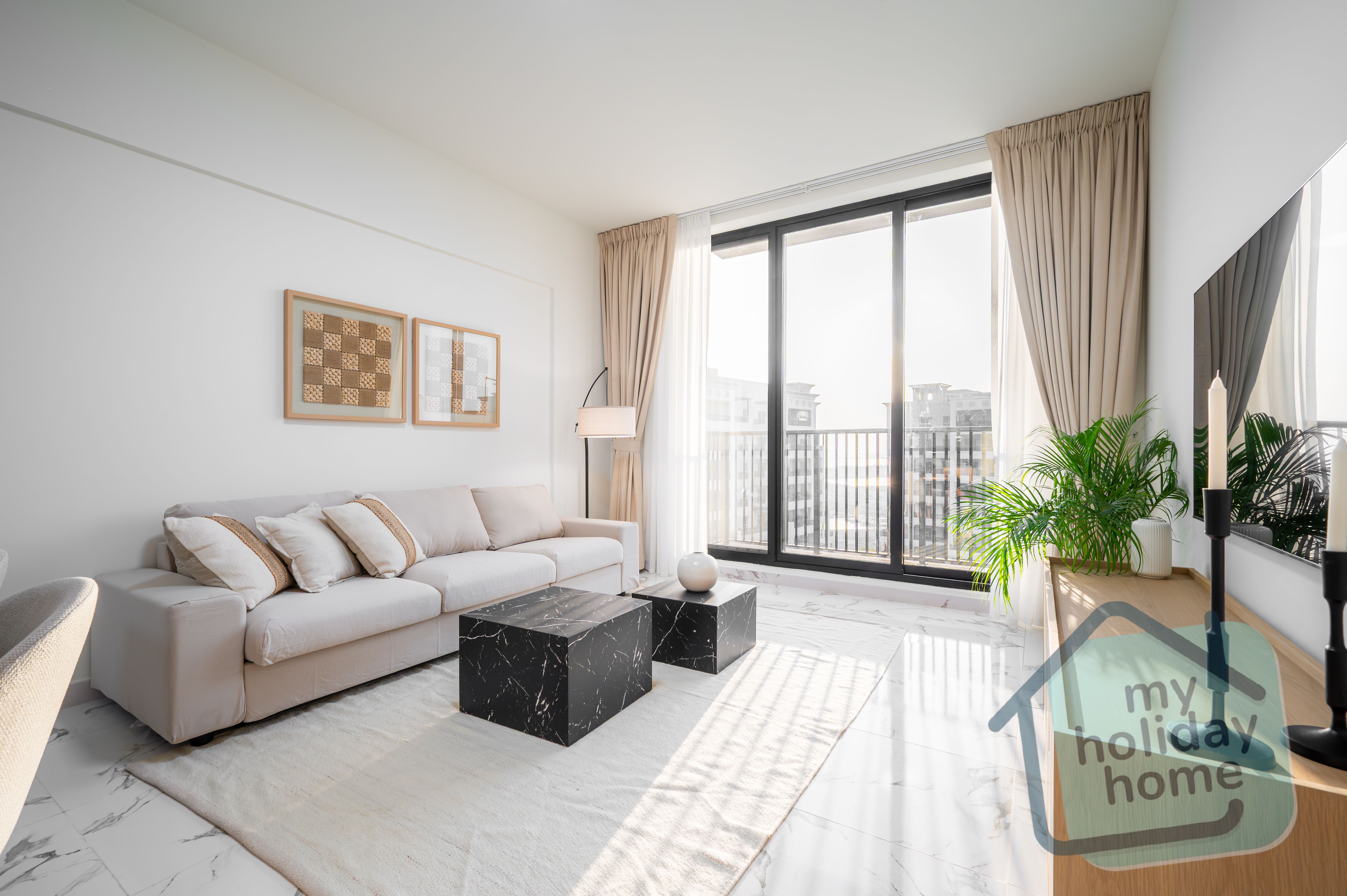 Beachside 1BR | Fully Furnished and Ready