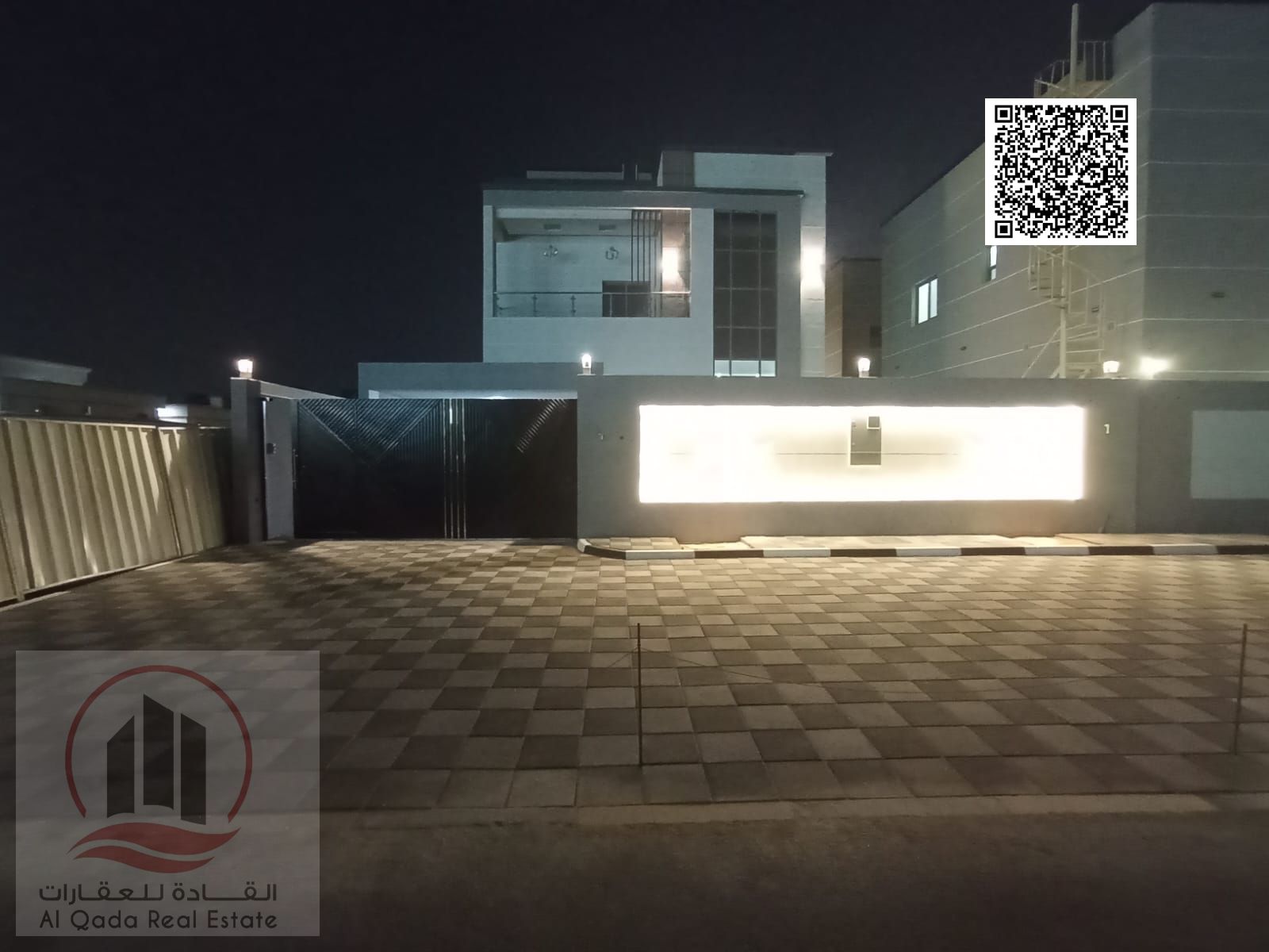 For sale, a villa in Ajman 111111111 5 master rooms, a Majles room, a hall, and a maid’s room, freehold for all nationalities, Installment with out do