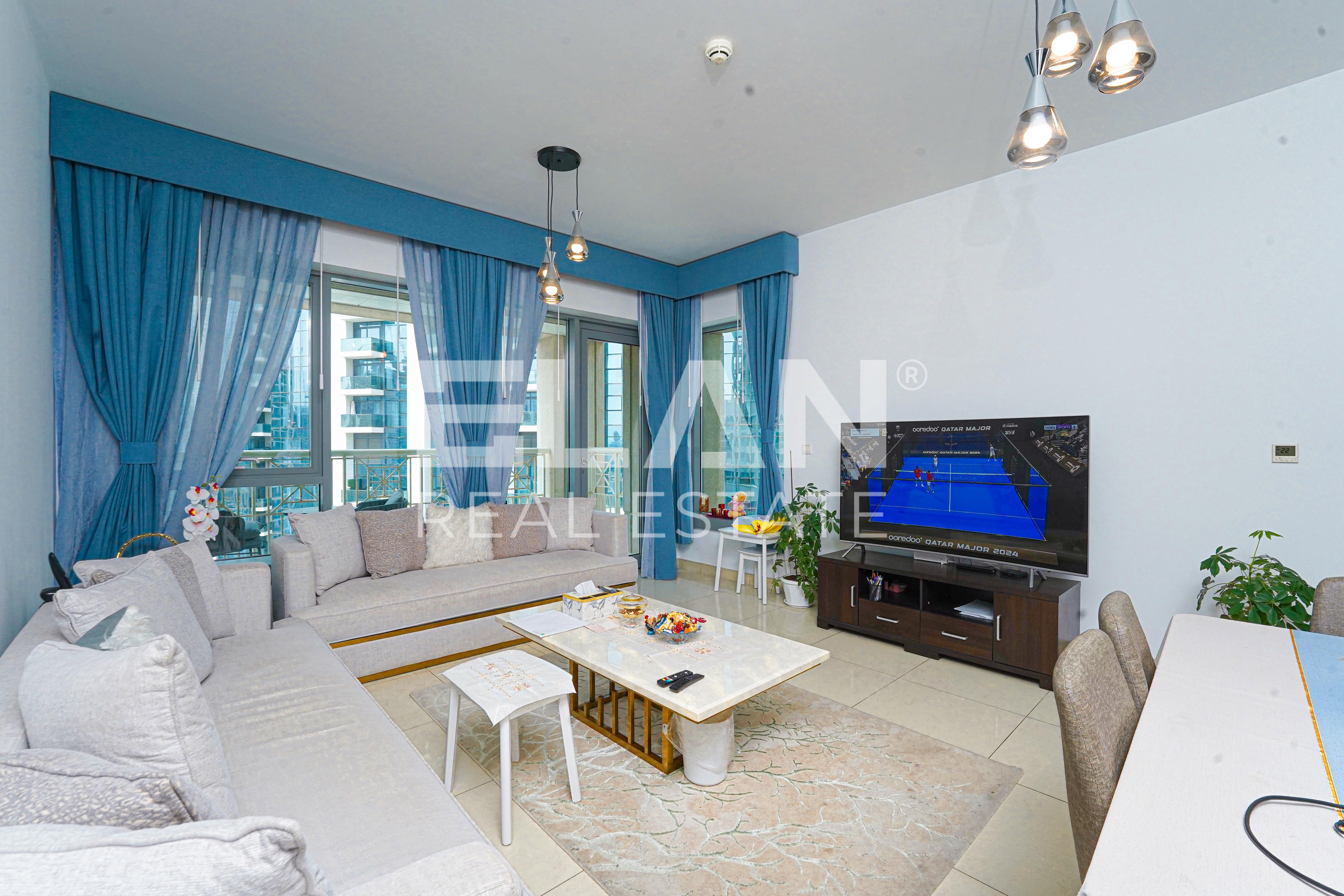 Ready To Move In | High Floor | Chiller Free Apartment for rent in 29 Burj Boulevard Tower 1, 29 Burj Boulevard